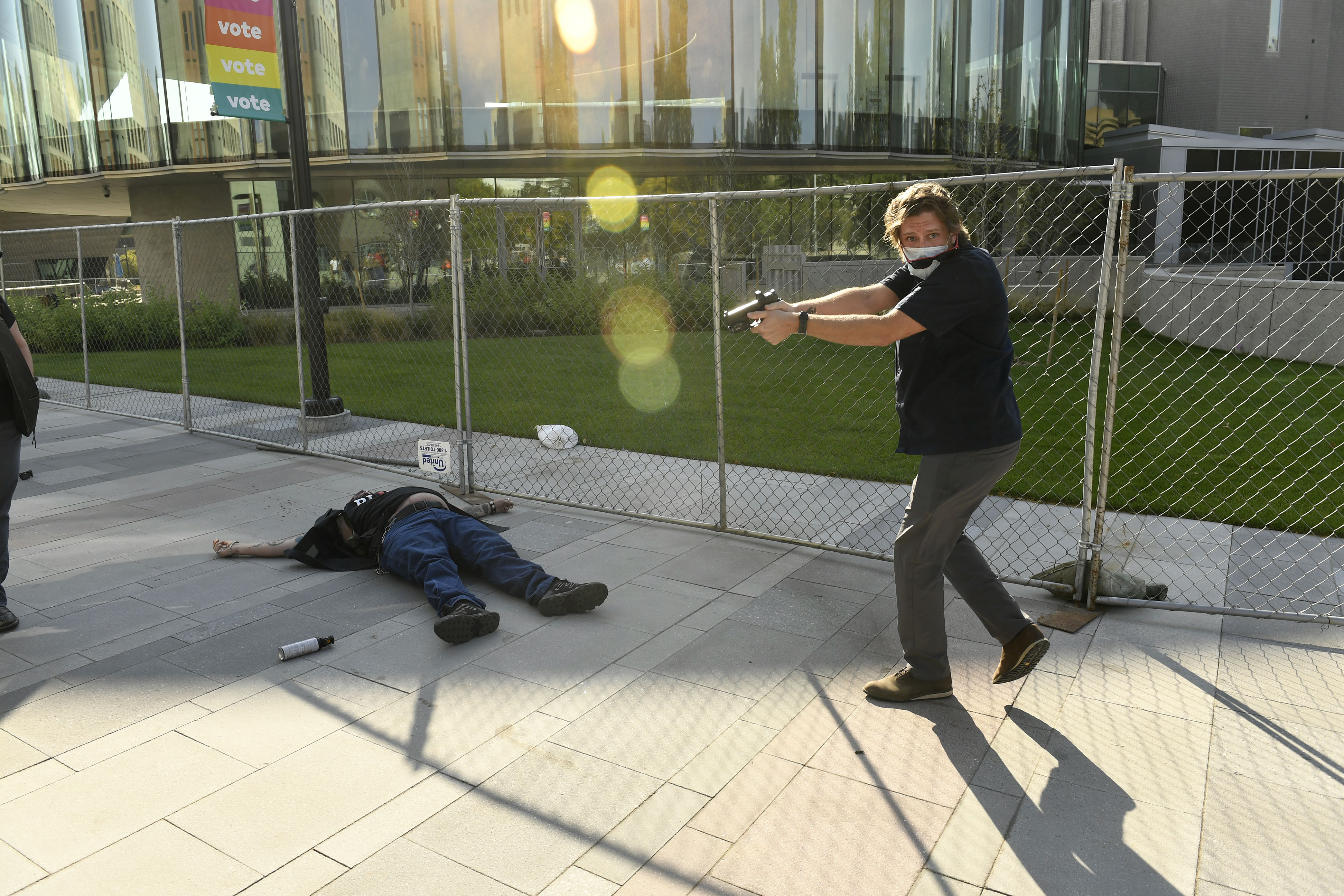 APTOPIX Denver Protest Shooting