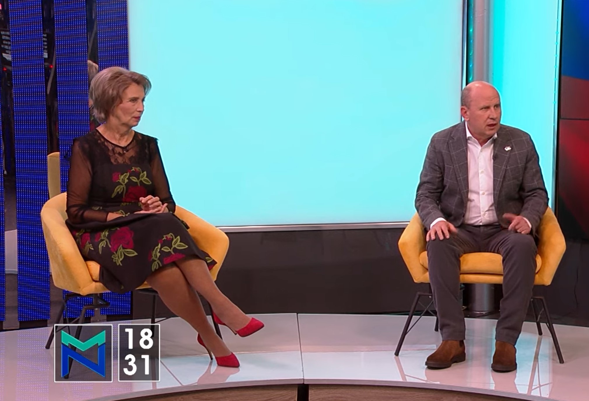 Ljubinka Miličić, urednica Sputnjika i Mladen Đorđević, Među nama