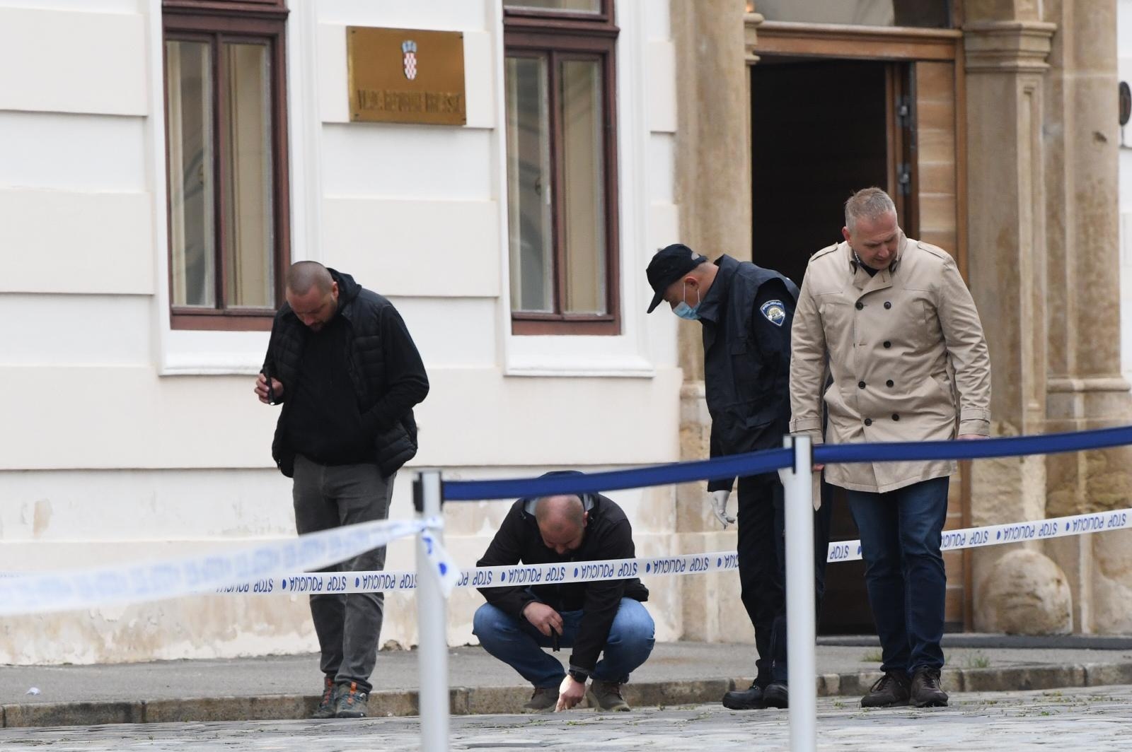 Zagreb: Na Trgu svetog Marka upucan je policajac