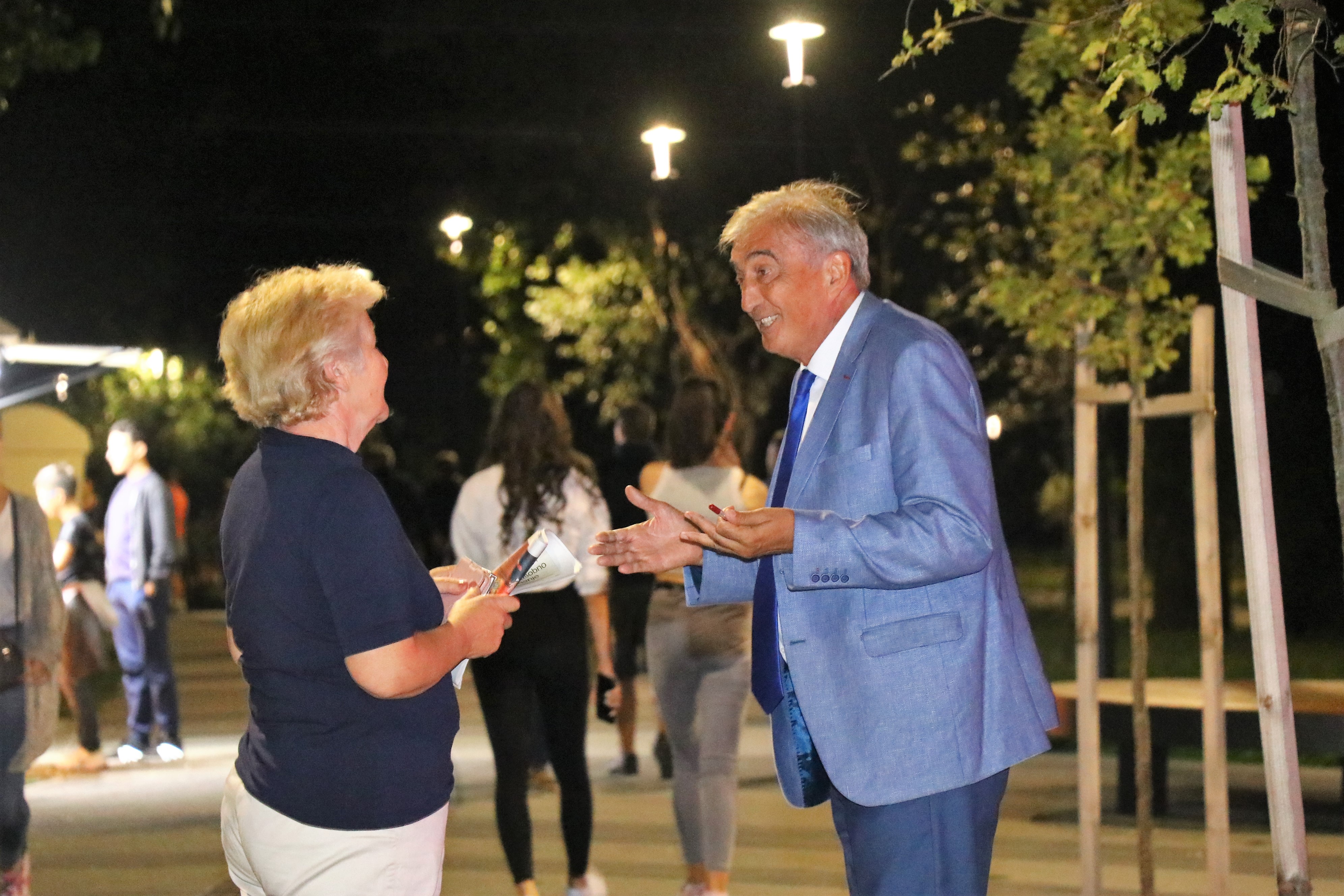 Šabac 04.09.2020. Čedomir Čupić Zona Novog Optimizma, Novi optimizam, tribina Foto: Novi Optimizam