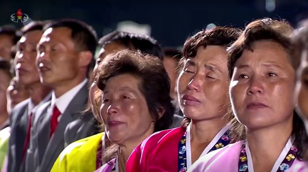 Kim Jong Un plakanje