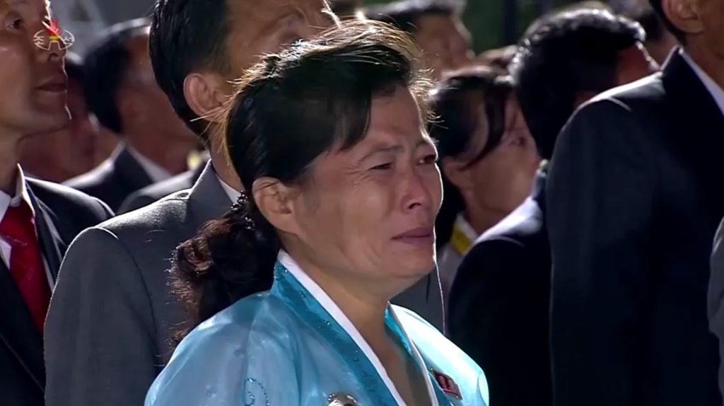 Kim Jong Un plakanje