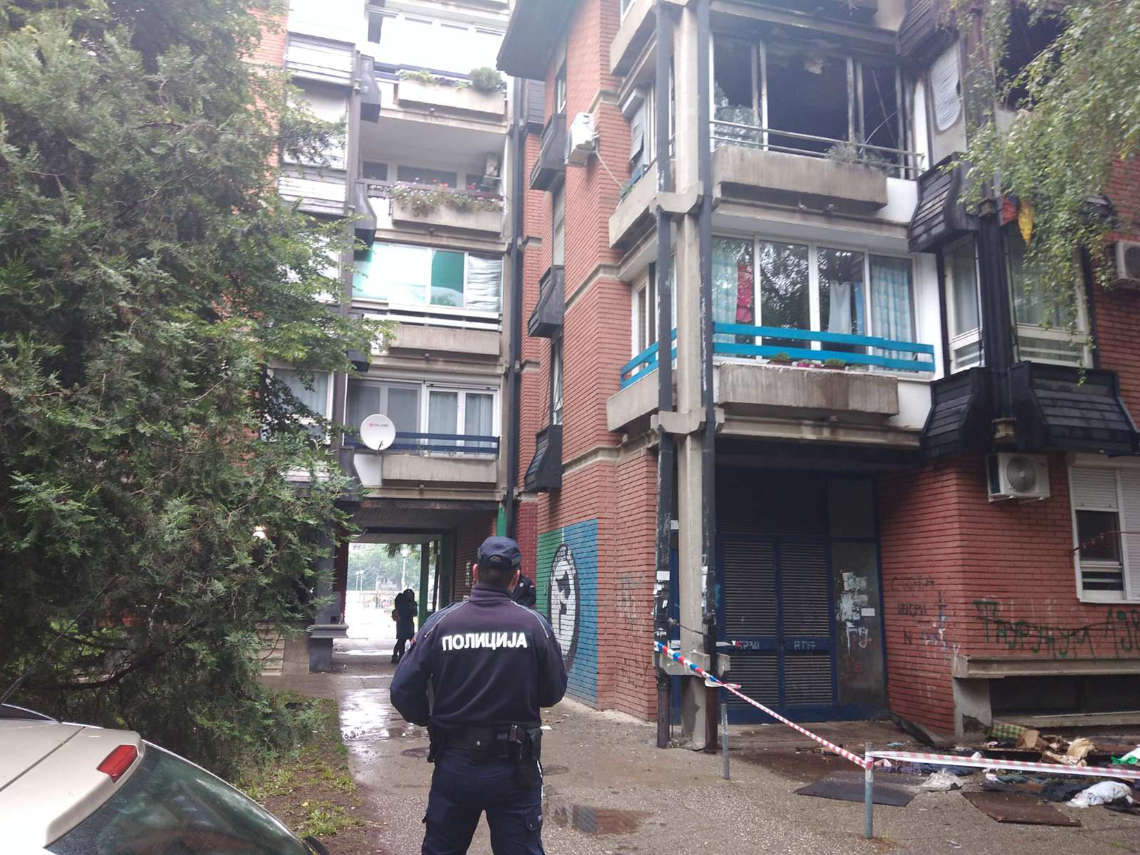 Beograd, 01.06.2020. Zemun, požar, izgorela žena