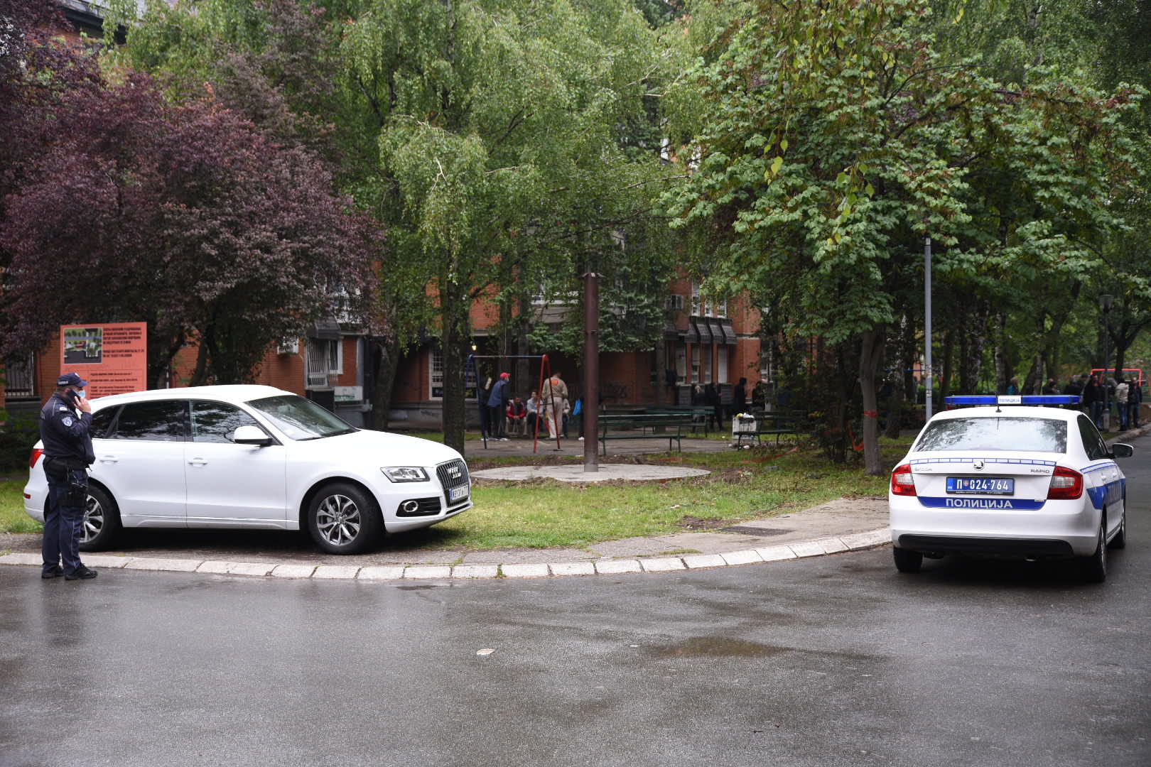 Beograd, 01.06.2020. Zemun, požar, izgorela žena Foto: Dragan Mujan/Nova.rs
