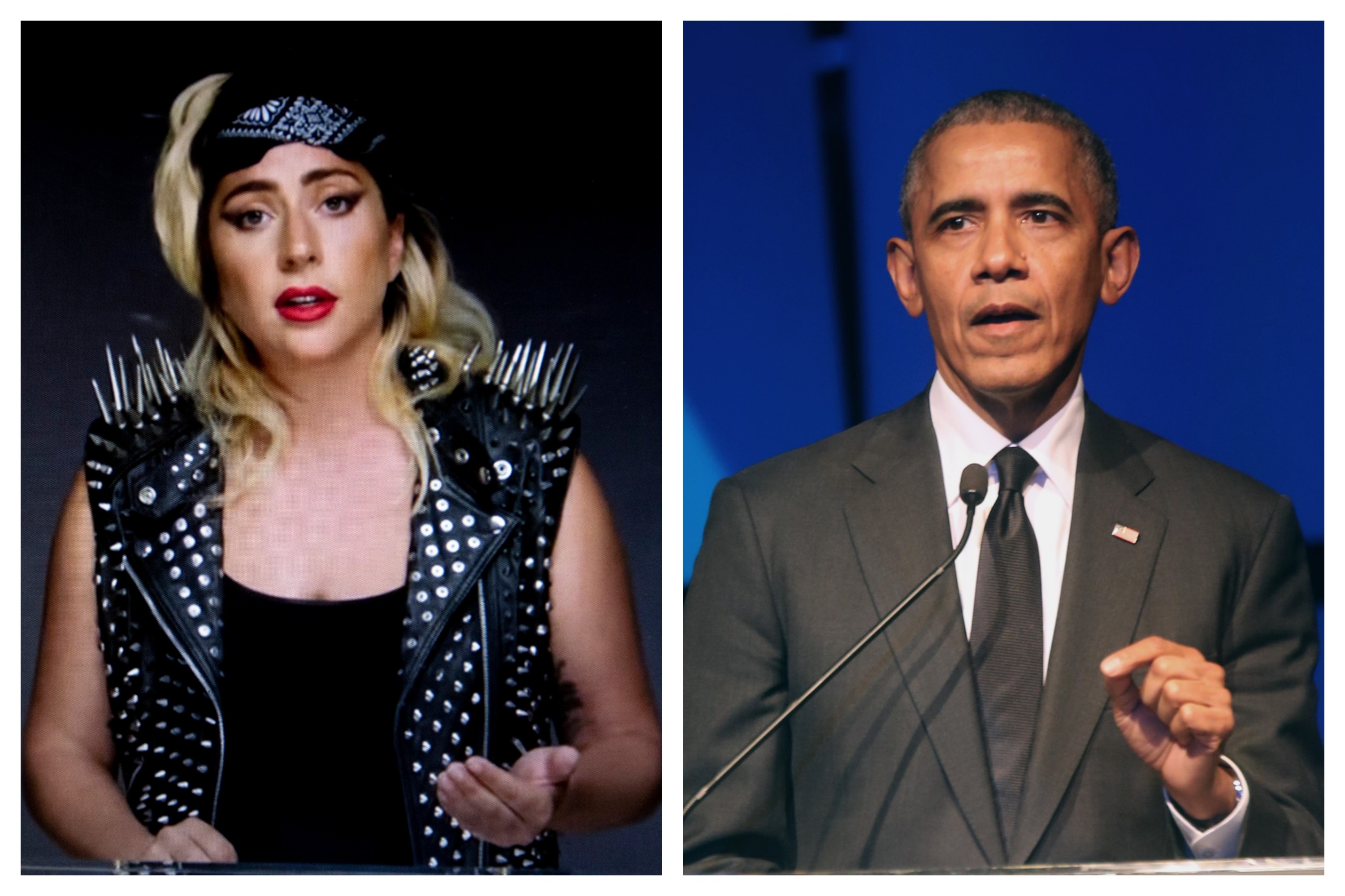 Lejdi Gaga, Barak Obama, kombo Foto: Retna/Avalon.red / Avalon Editorial / SteveSands/NewYorkNewswire/MEGA / The Mega Agency / Profimedia