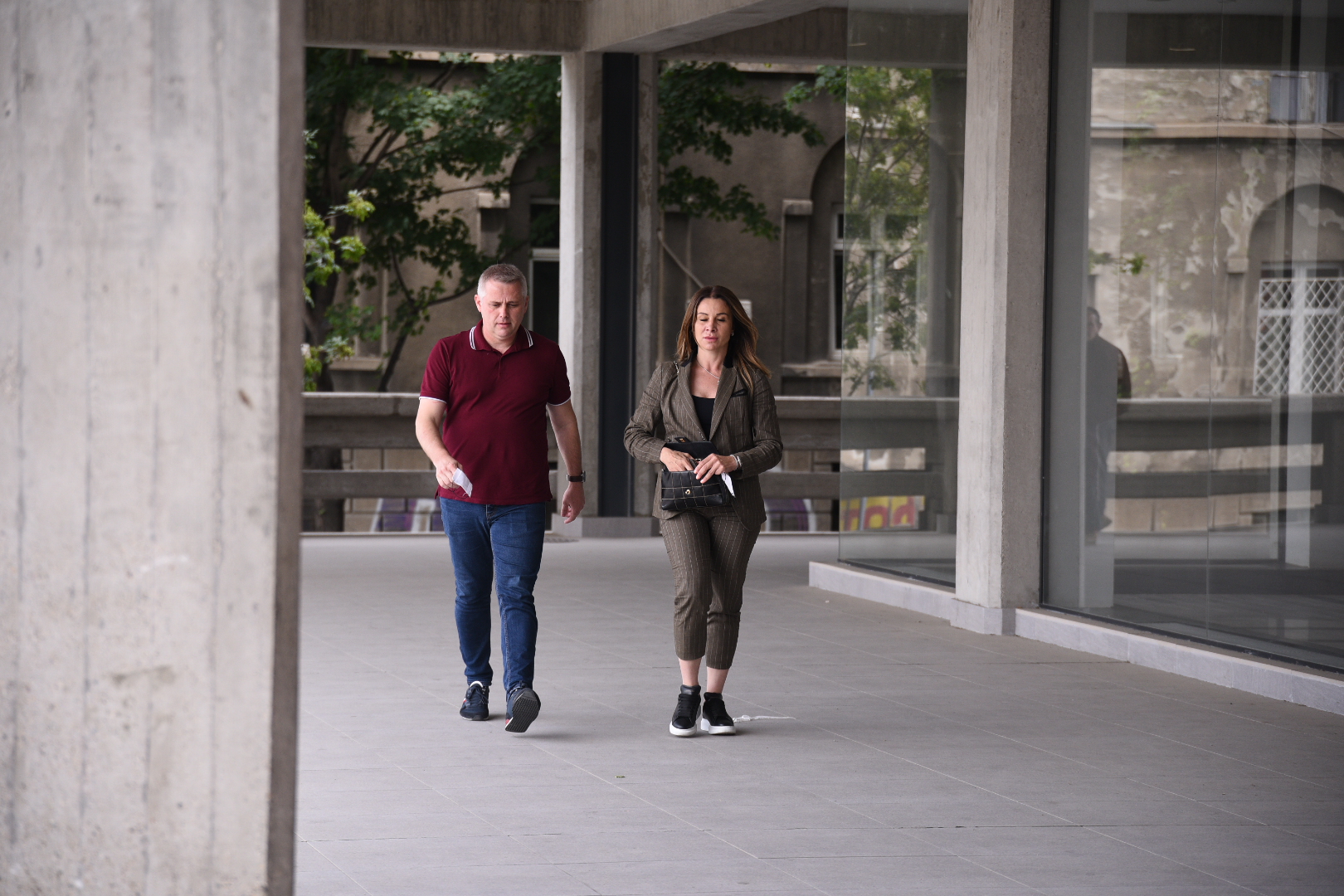 Beograd 05.06.2020. Igor Jurić, , Maja Atanasković, advokatica, advokat, Palata pravde, sud, Savska ulica Foto: Dragan Mujan/Nova.rs