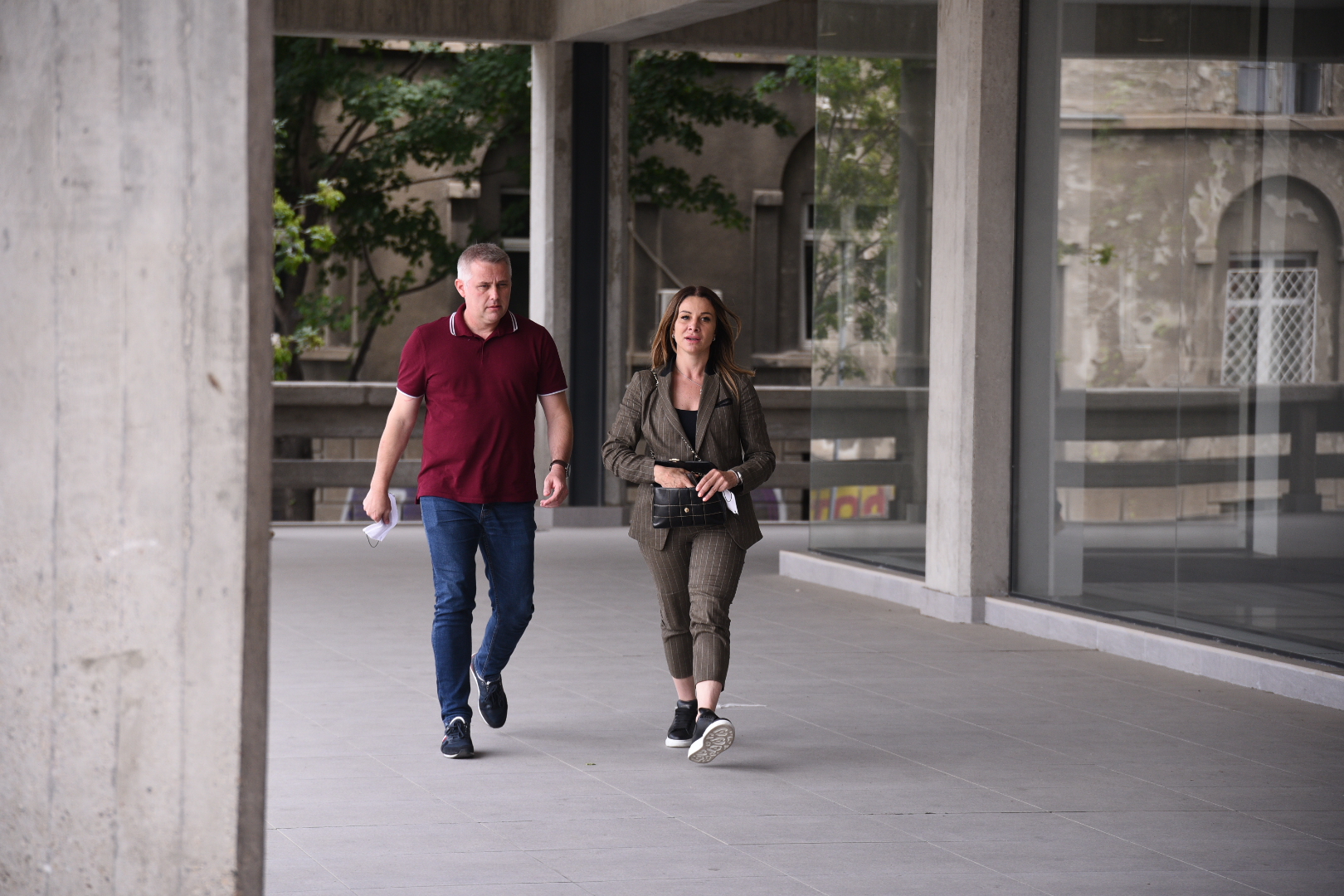 Beograd 05.06.2020. Igor Jurić, , Maja Atanasković, advokatica, advokat, Palata pravde, sud, Savska ulica Foto: Dragan Mujan/Nova.rs