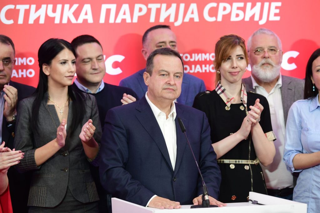 Beograd 21.06.2020. Ivica Dačić. Socijalistička partija Srbije, Izborni štab. Atmosfera u izbornom stabu SPS, Socijalisticka partija Srbije, Izbori2020, Foto: Goran Srdanov/Nova.rs