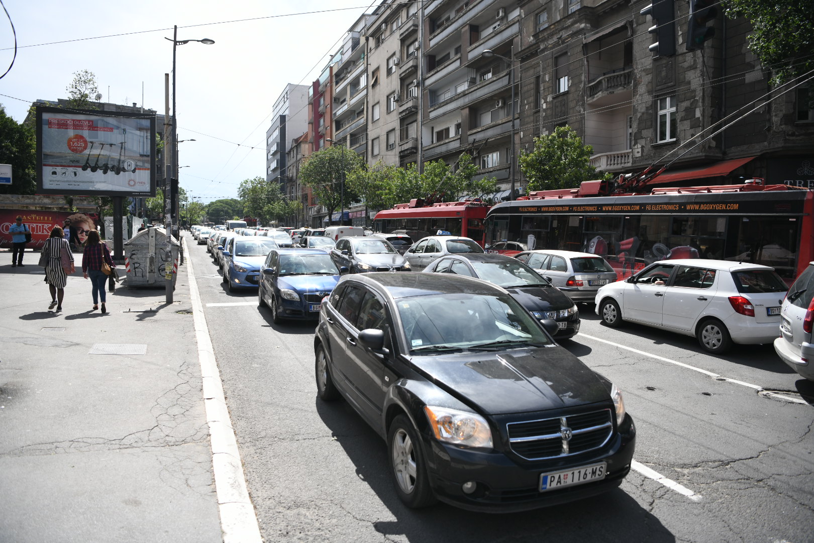 Guzva, saobracaj, auto, automobil, automobili