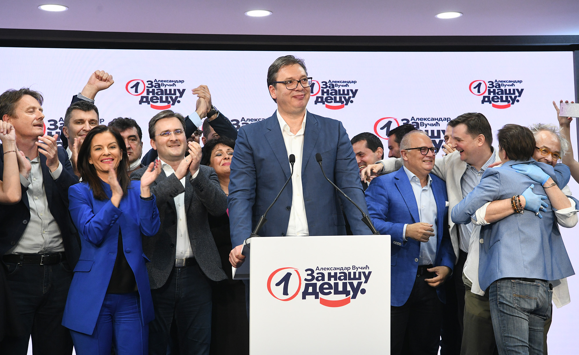 BEOGRAD 21.06.2020 Aleksandar Vučić, SNS, izborni stab foto Vesna Lalic/Nova.rs