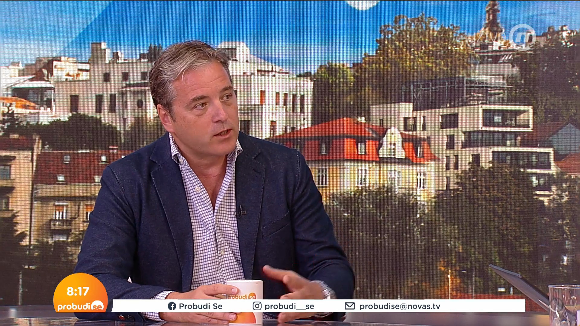 dr Igor Ristić, emisija, jutarnji program Probudi se Foto: NOVA S