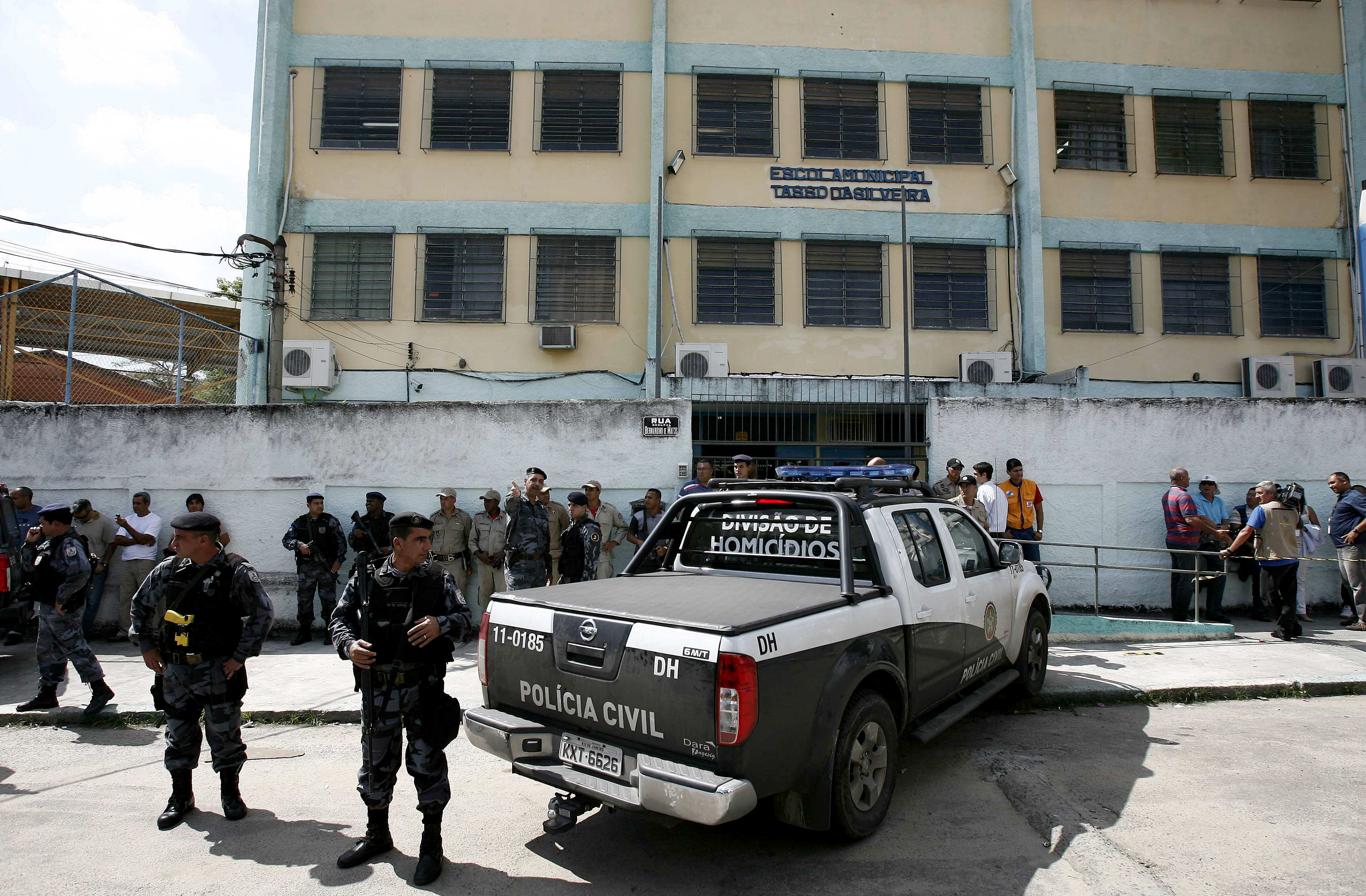 At least 11 dead in massacre at Rio de Janeiro school