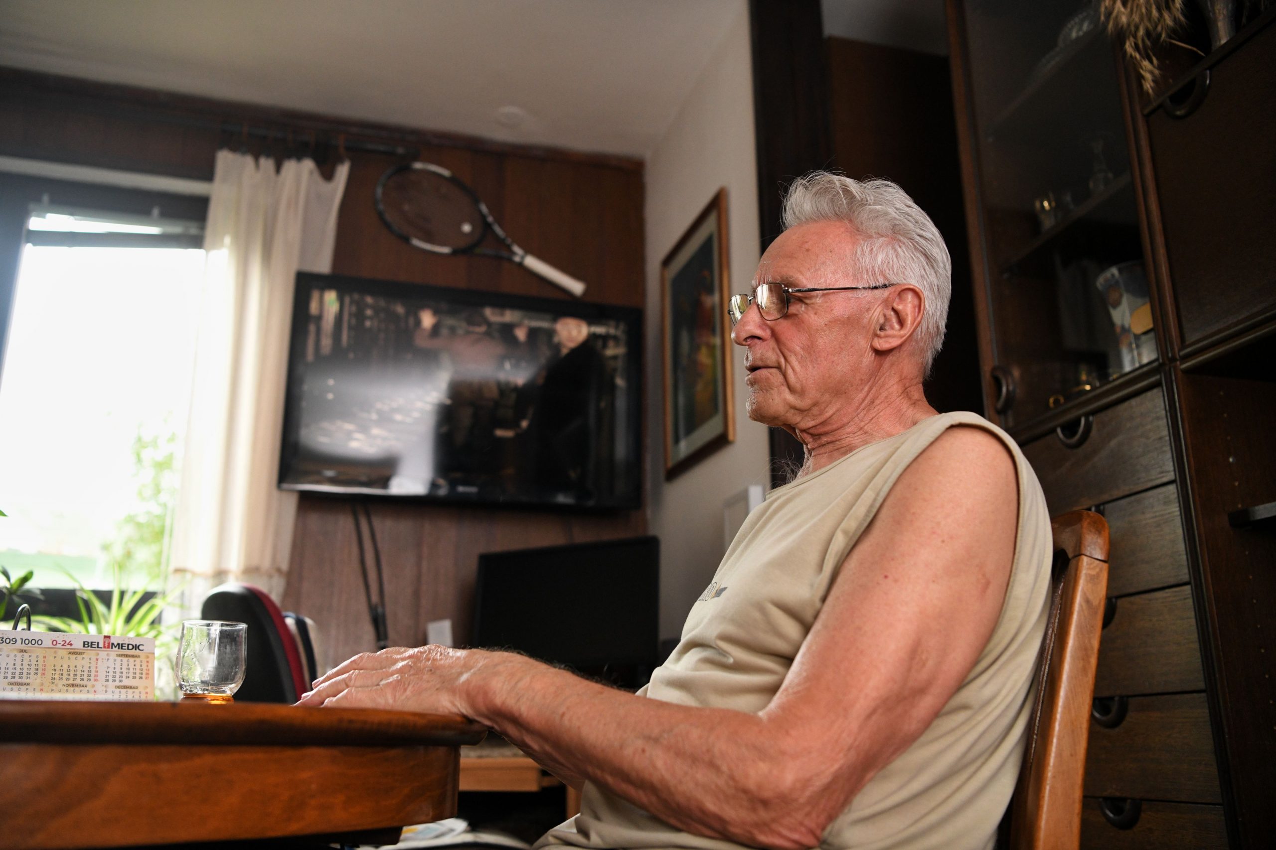 Beograd 07.07.2020. Zdenko Žagar, deda Novaka Djokovića, Novaka Đokovića, Novak Đoković, Novak Djoković, deda, deka, intervju Foto: Filip Krainčanić/Nova.rs