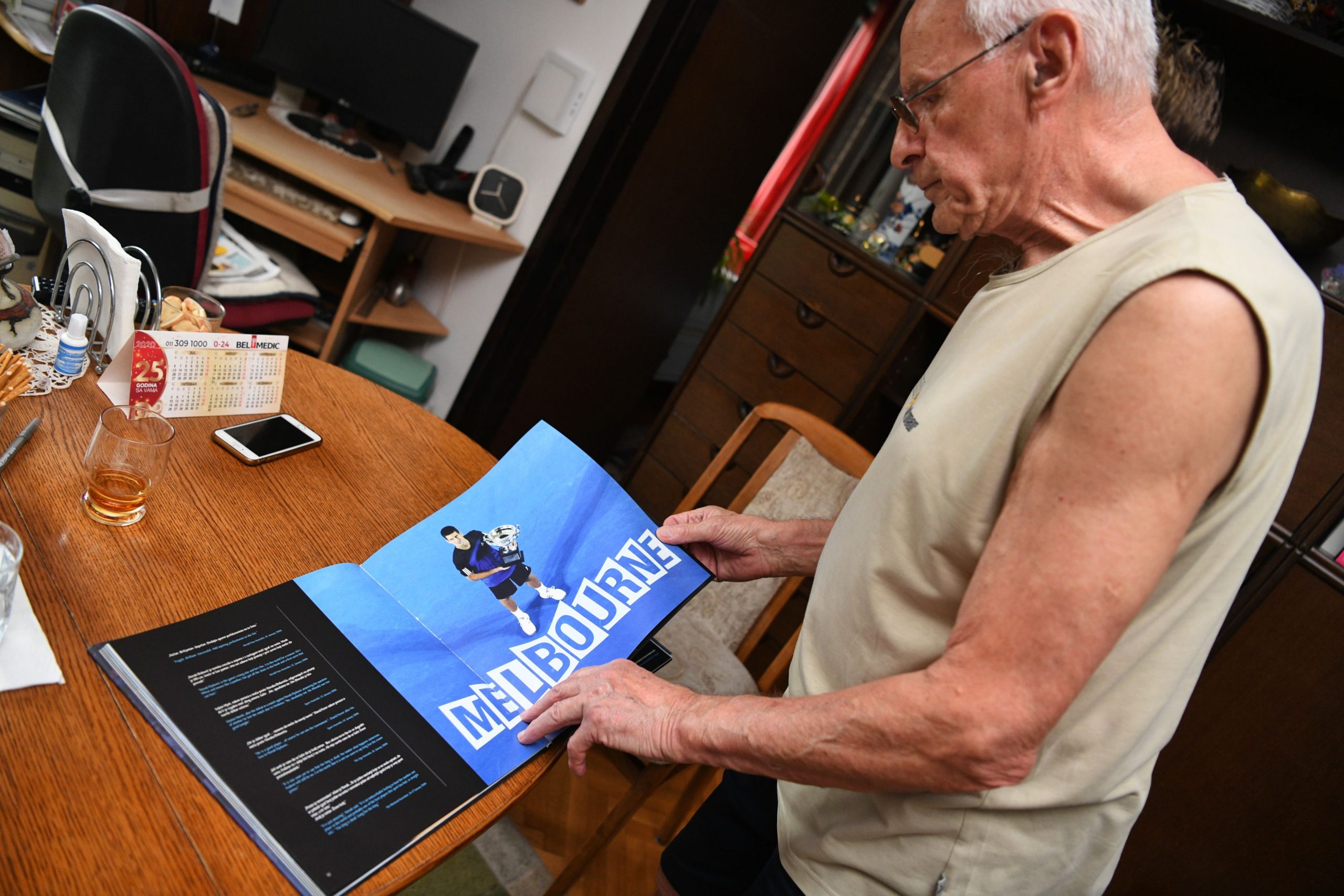 Beograd 07.07.2020. Zdenko Žagar, deda Novaka Djokovića, Novaka Đokovića, Novak Đoković, Novak Djoković, deda, deka, intervju Foto: Filip Krainčanić/Nova.rs
