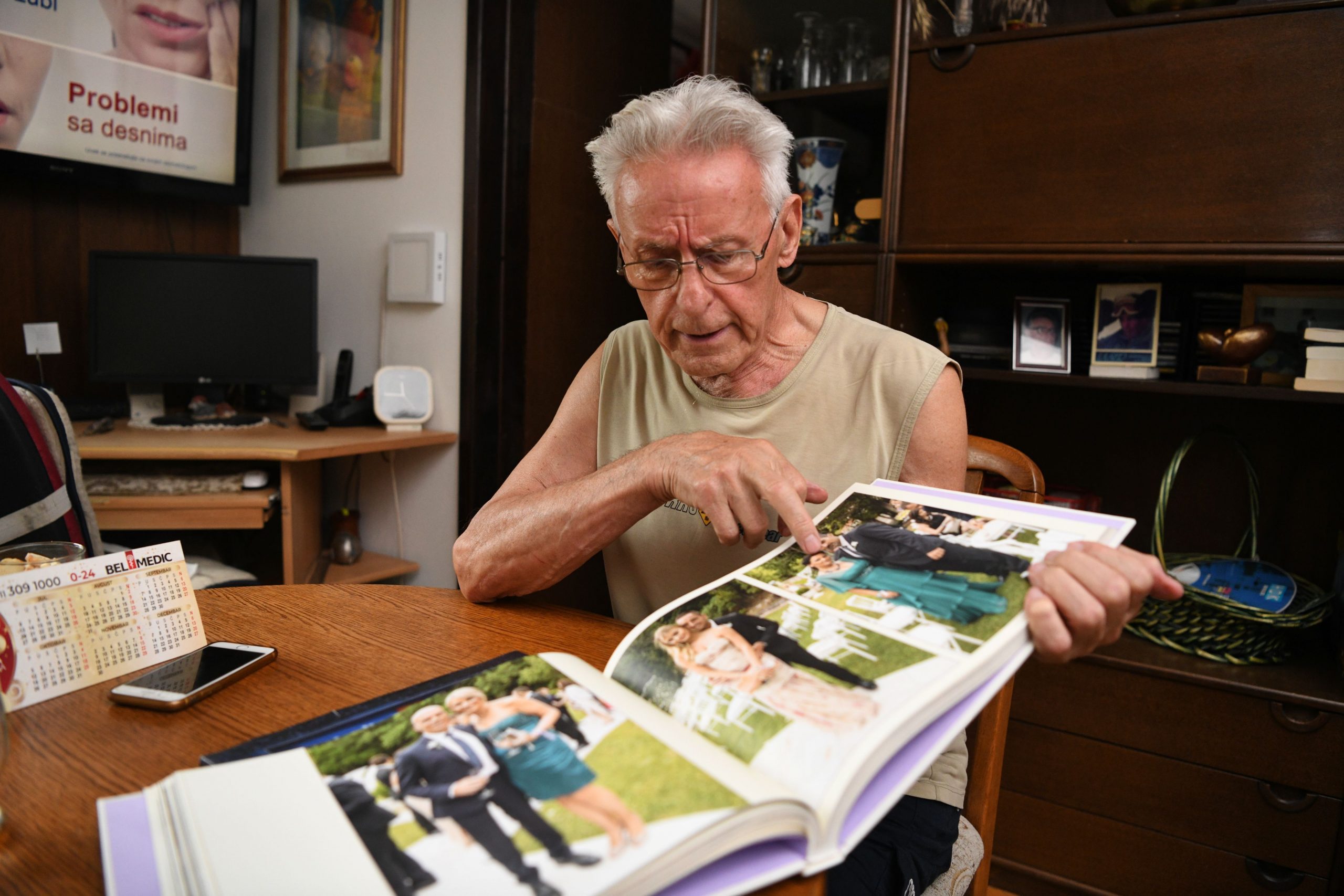 Beograd 07.07.2020. Zdenko Žagar, deda Novaka Djokovića, Novaka Đokovića, Novak Đoković, Novak Djoković, deda, deka, intervju Foto: Filip Krainčanić/Nova.rs