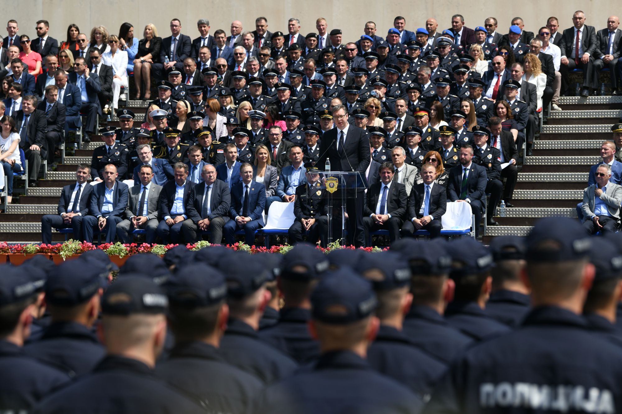 Beograd 07.06.2020. Aleksandar Vučić. Dan Ministarstva unutrašnjih poslova i Dan policije, svečanost, smotra, priredba, Palata Srbija Foto: Filip Krainčanić/Nova.rs