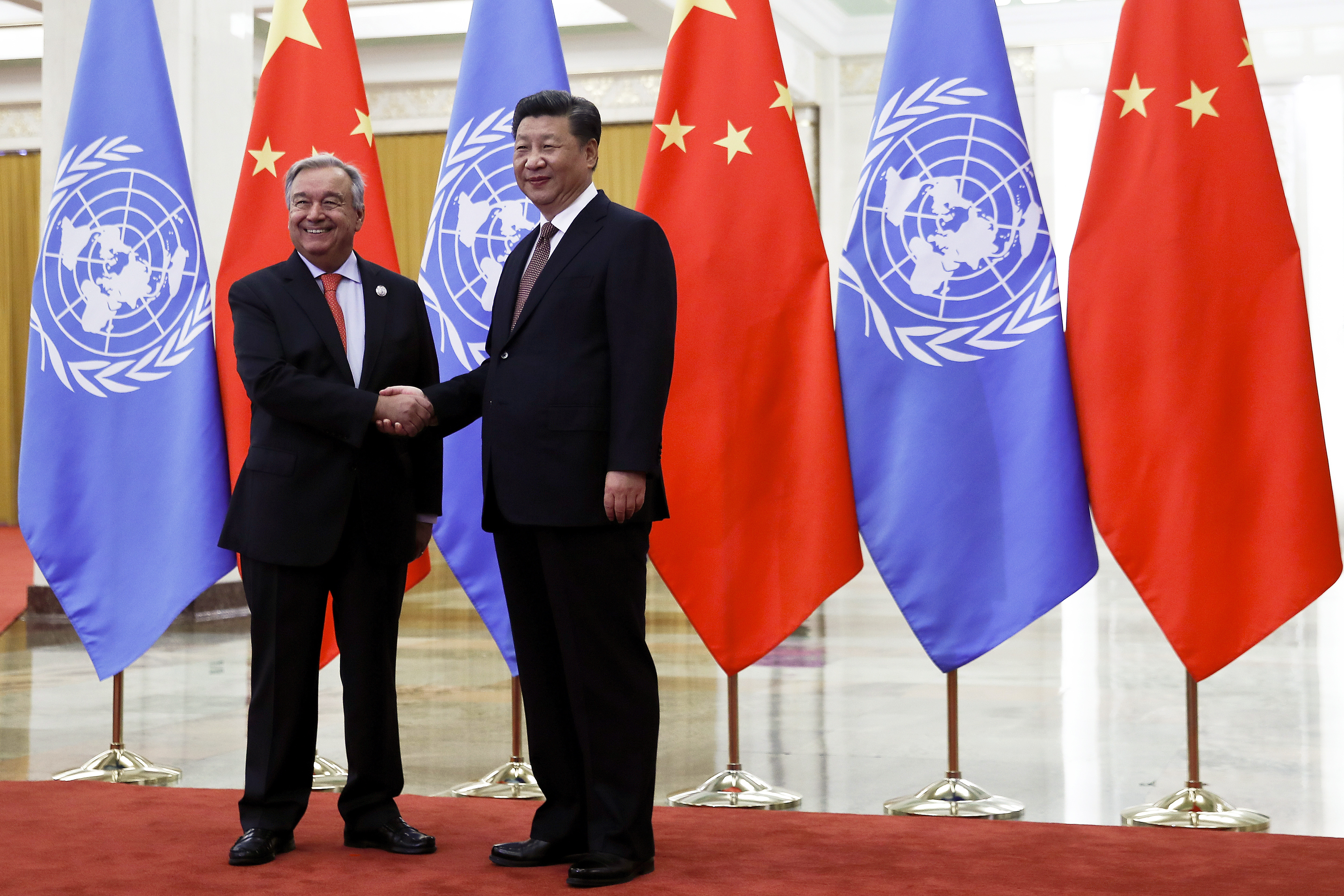 United Nations Secretary General Antonio Guterres in Beijing