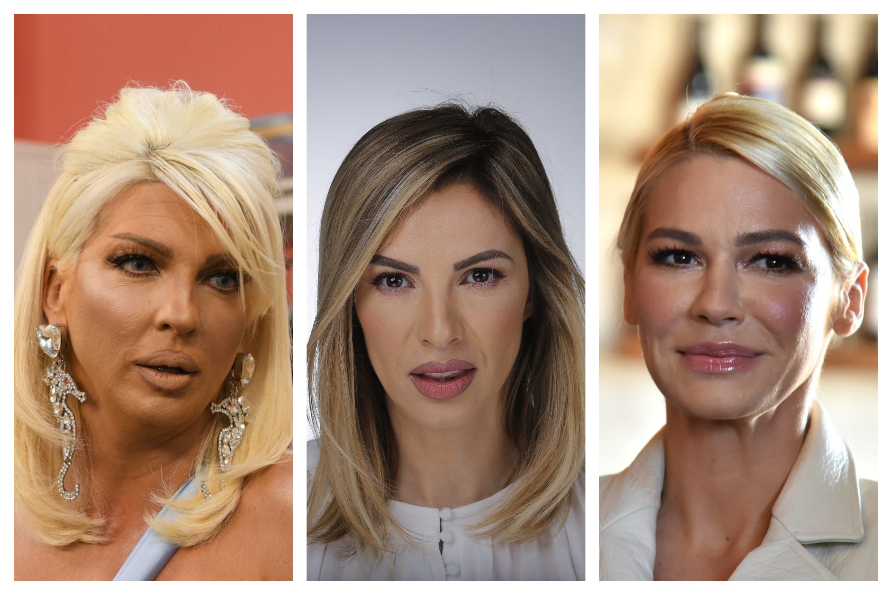 Jelena Karleuša, Marina Tadić, Nataša Bekvalac Foto: Arhiva