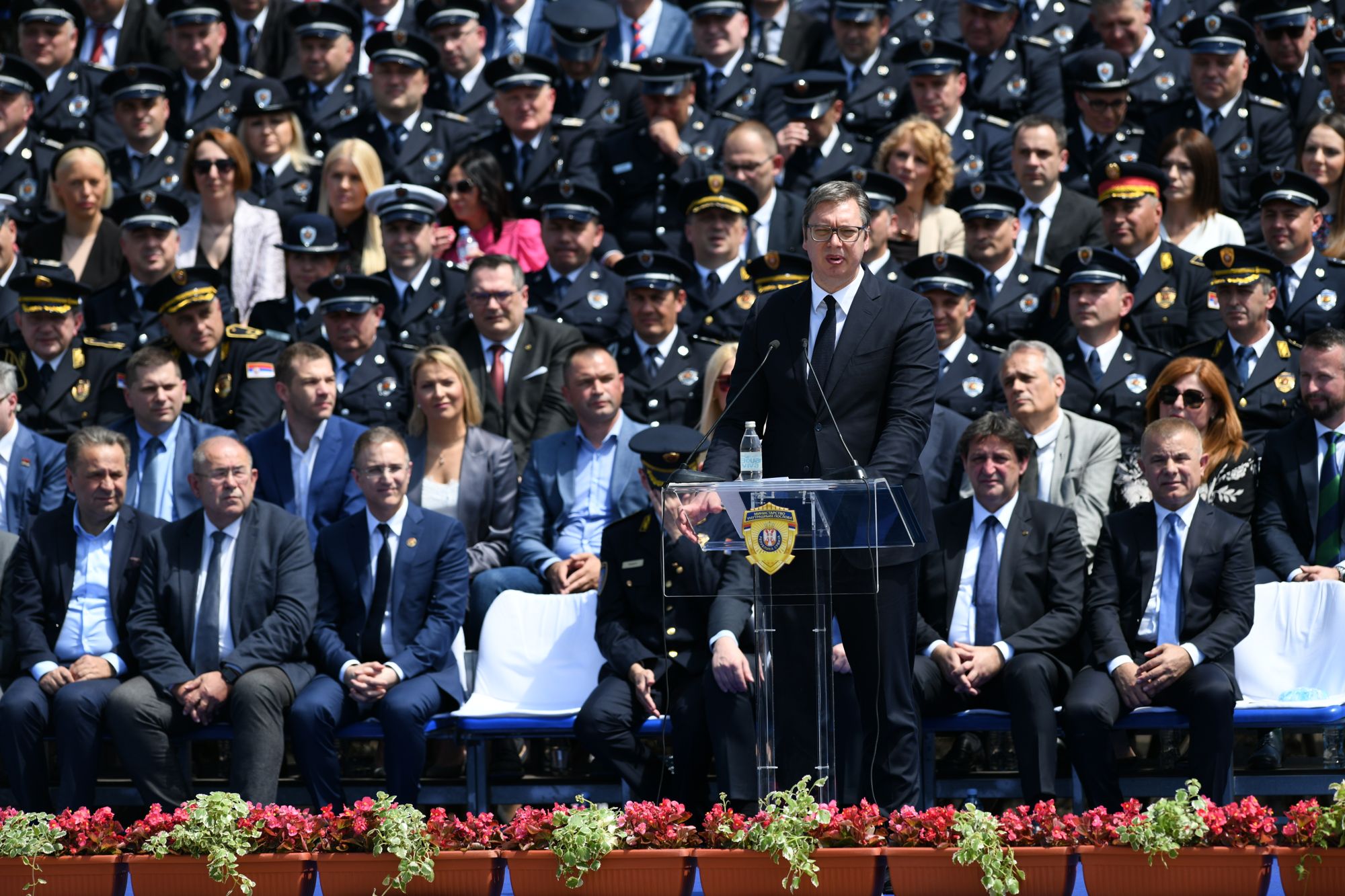 Beograd 07.06.2020. Aleksandar Vučić. Dan Ministarstva unutrašnjih poslova i Dan policije, svečanost, smotra, priredba, Palata Srbija Foto: Filip Krainčanić/Nova.rs