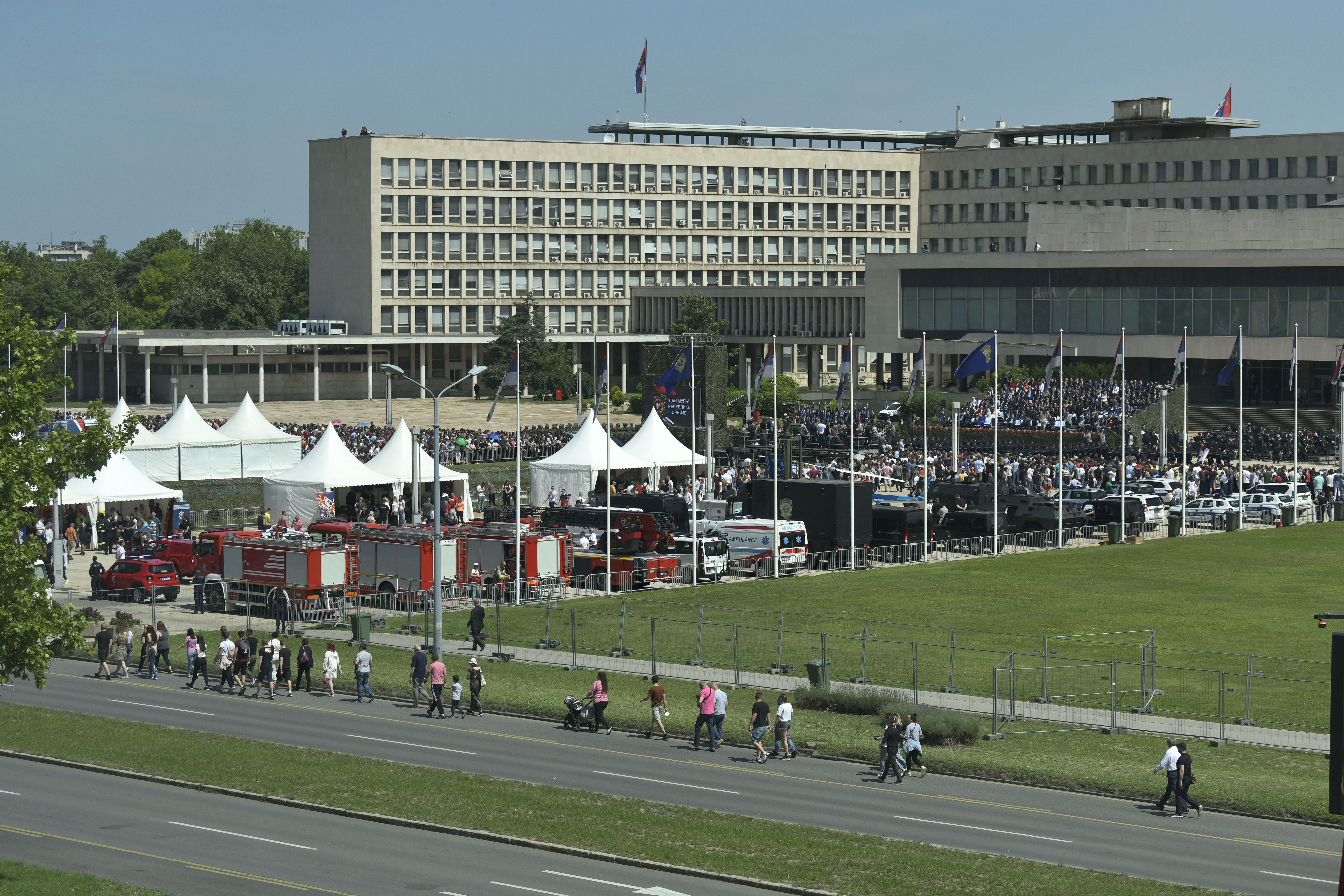 Beograd 07.06.2020. Dan Ministarstva unutrašnjih poslova i Dan policije, svečanost, smotra, priredba, Palata Srbija