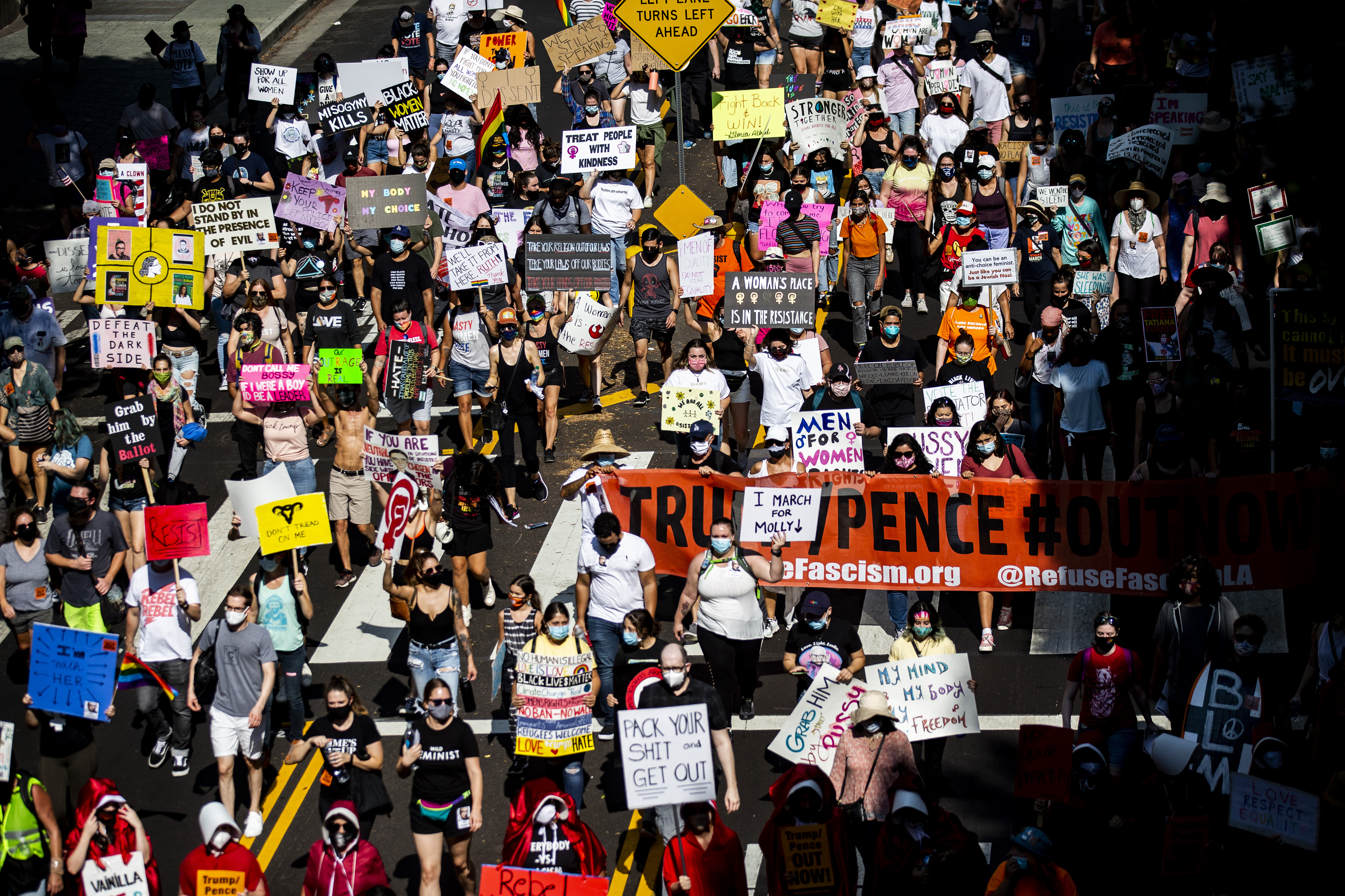 Pre-Election Women's March in Los Angeles