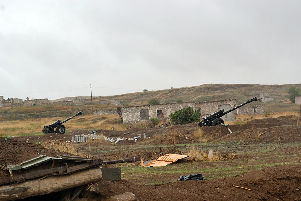 Azerbaijan and Armenia in armed conflict over Nagorno-Karabakh region