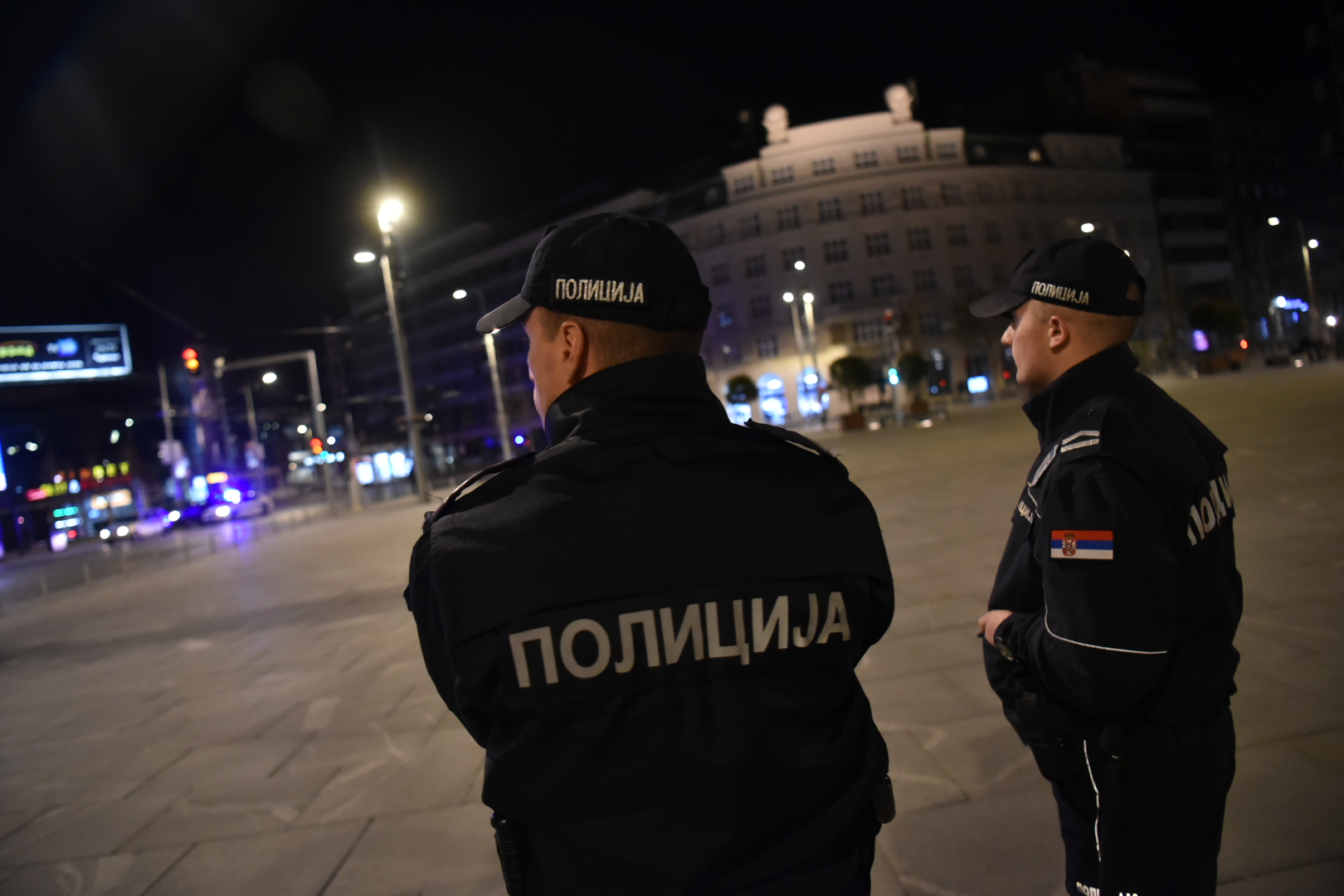 Beograd 18.03.2020. Kontrola, policija. Policijski čas, početak, počeo policijski čas, vanredno stanje, koronavirus, grad, ulica, ulice Foto: Nemanja Jovanović/Nova.rs