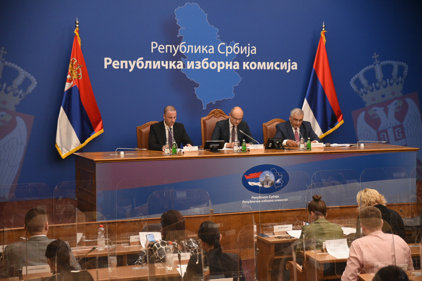 Beograd 21.06.2020. RIK, Republička izborna komisija, sala, Izbori2020 Foto: Dragan Mujan/Nova.rs
