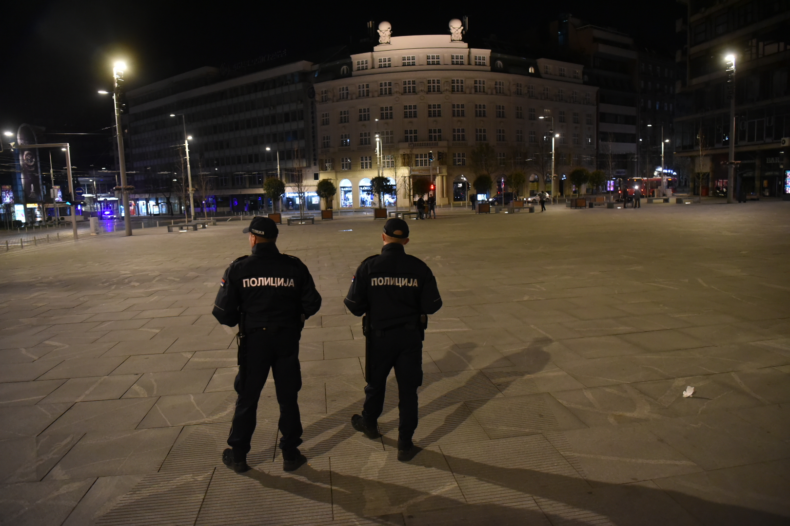 Beograd 18.03.2020. Kontrola, policija. Policijski čas, početak, počeo policijski čas, vanredno stanje, koronavirus, grad, ulica, ulice Foto: Nemanja Jovanović/Nova.rs