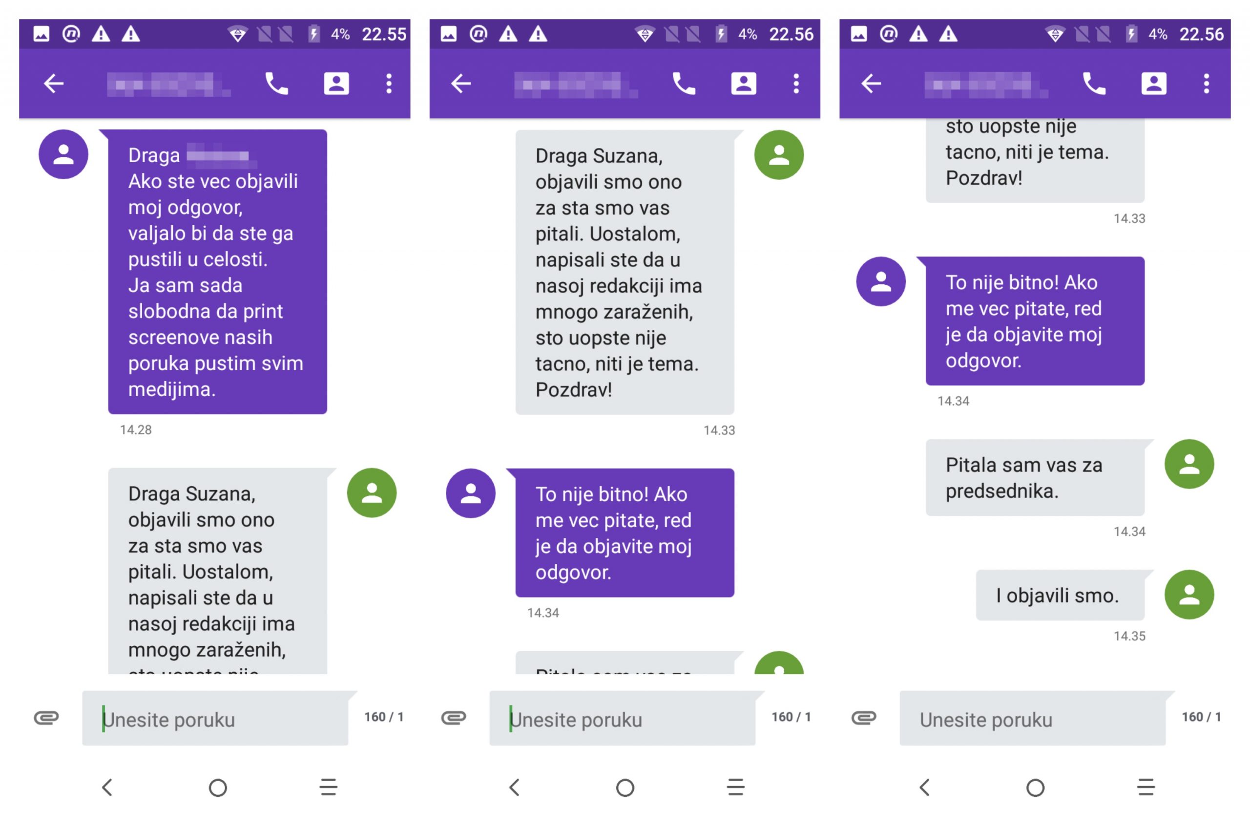 Suzana Vasiljević, prepiska, novinarka Foto: Nova.rs