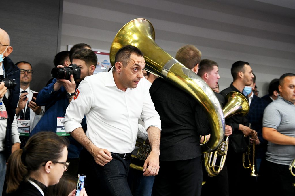 BEOGRAD 21.06.2020 Aleksandar Vulin, SNS, izborni stab foto Vesna Lalić/Nova.rs