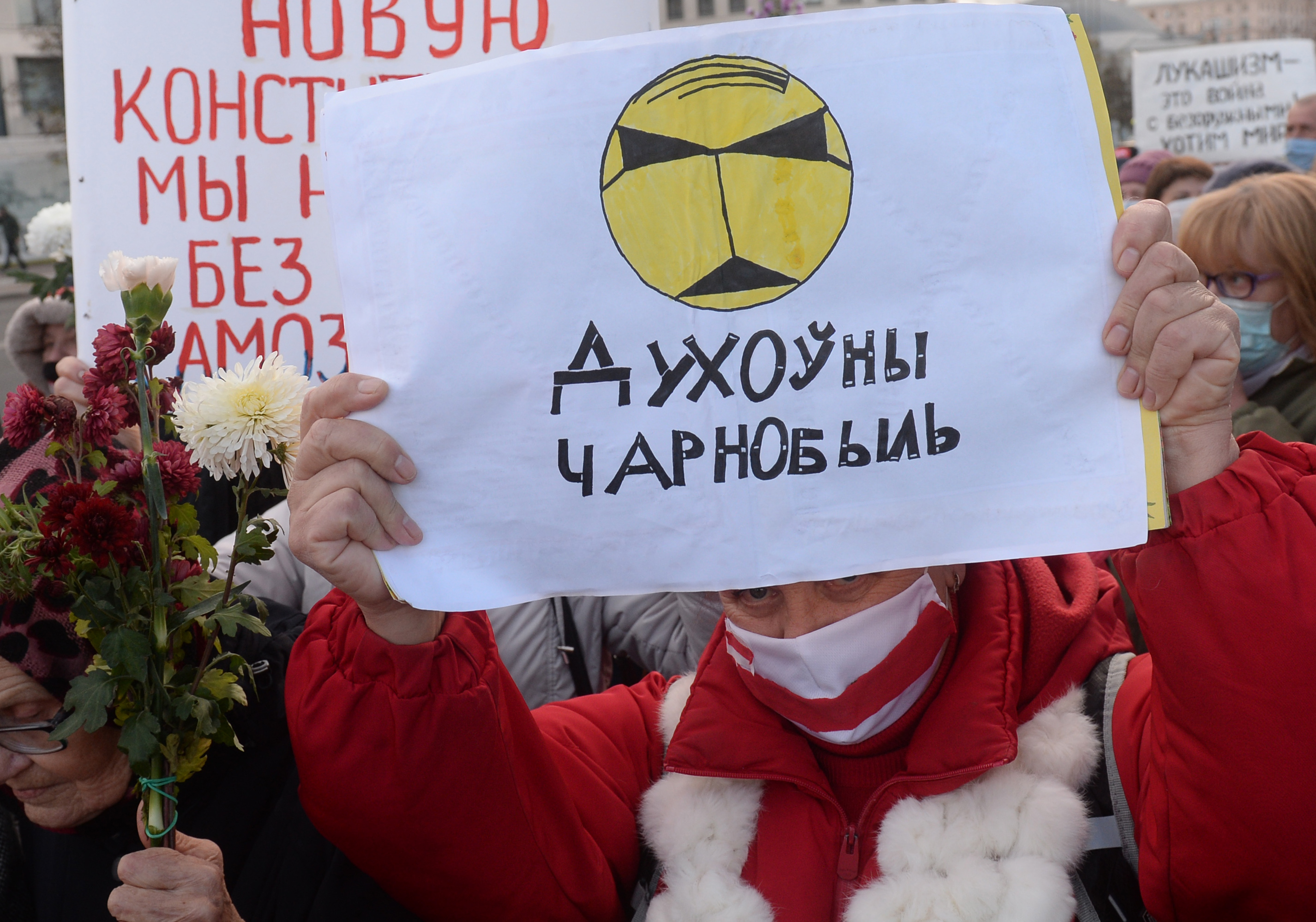 Pensioner?s protest in Minsk