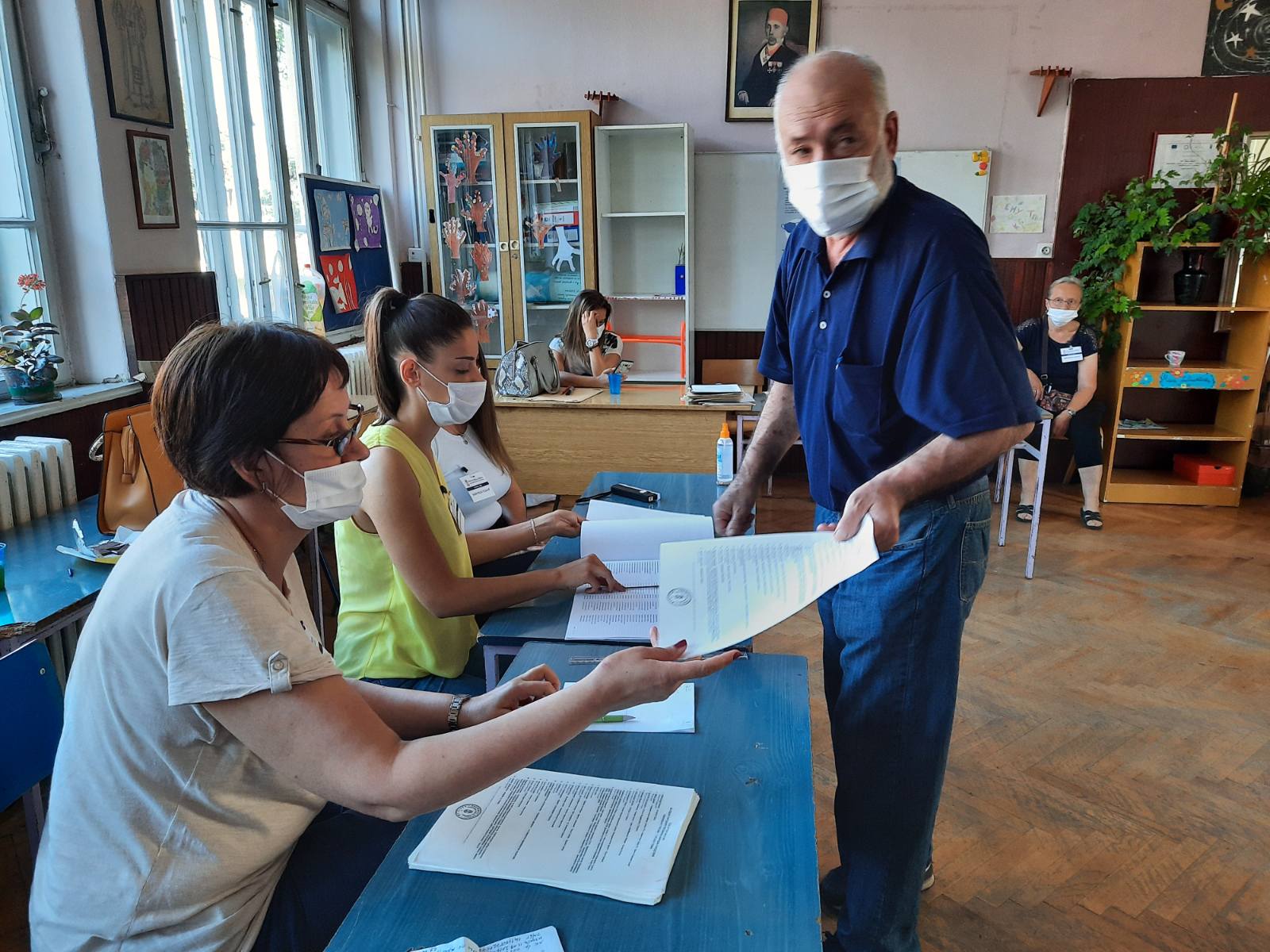 Kragujevac 01. jul 2020. Izbori glasanje