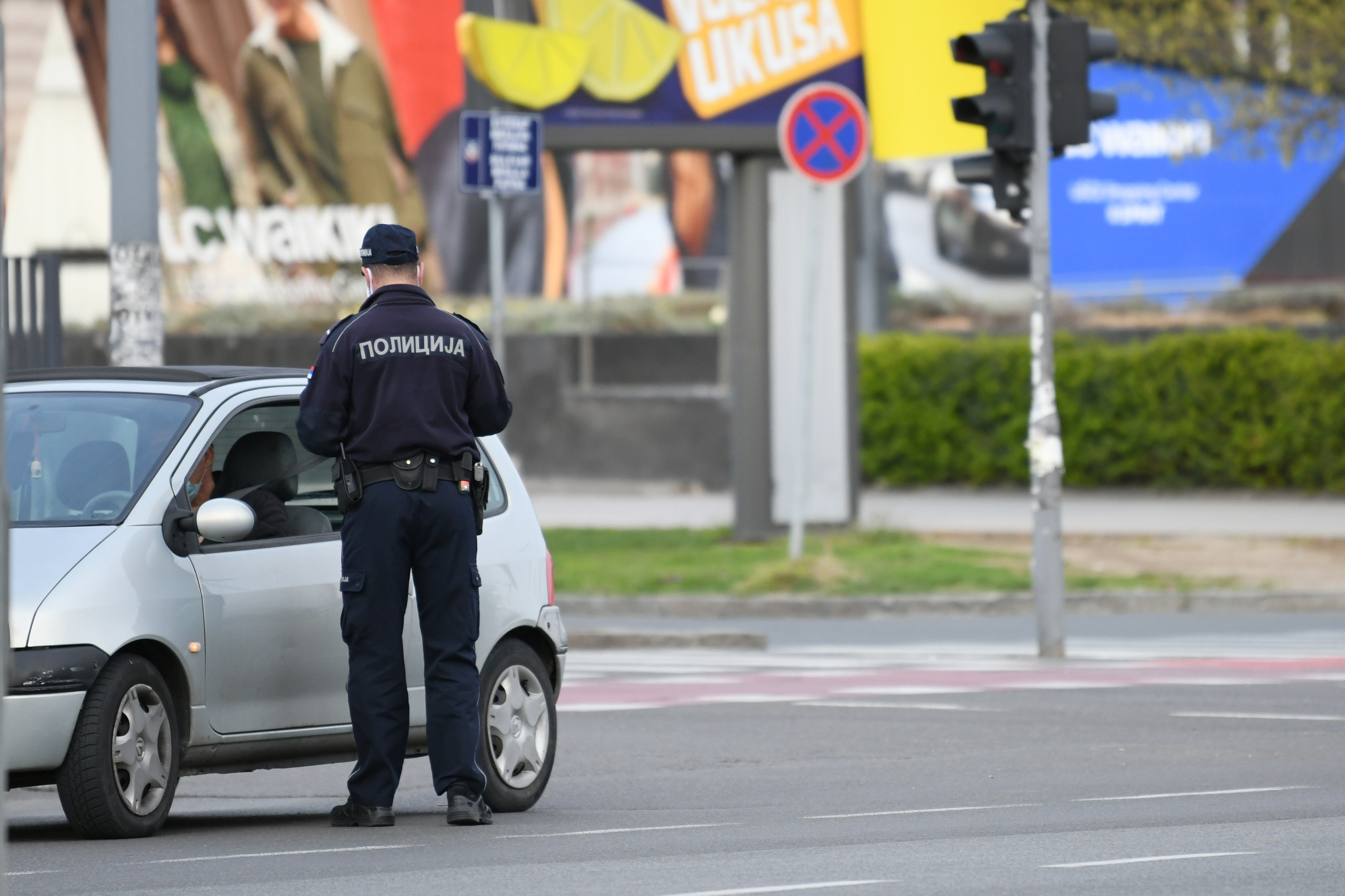 Beograd 31.03.2020. Policijski čas prazne ulice, policija patrola kontrola vanredno stanje koronavirus Foto:Vesna Lalić/Nova.rs