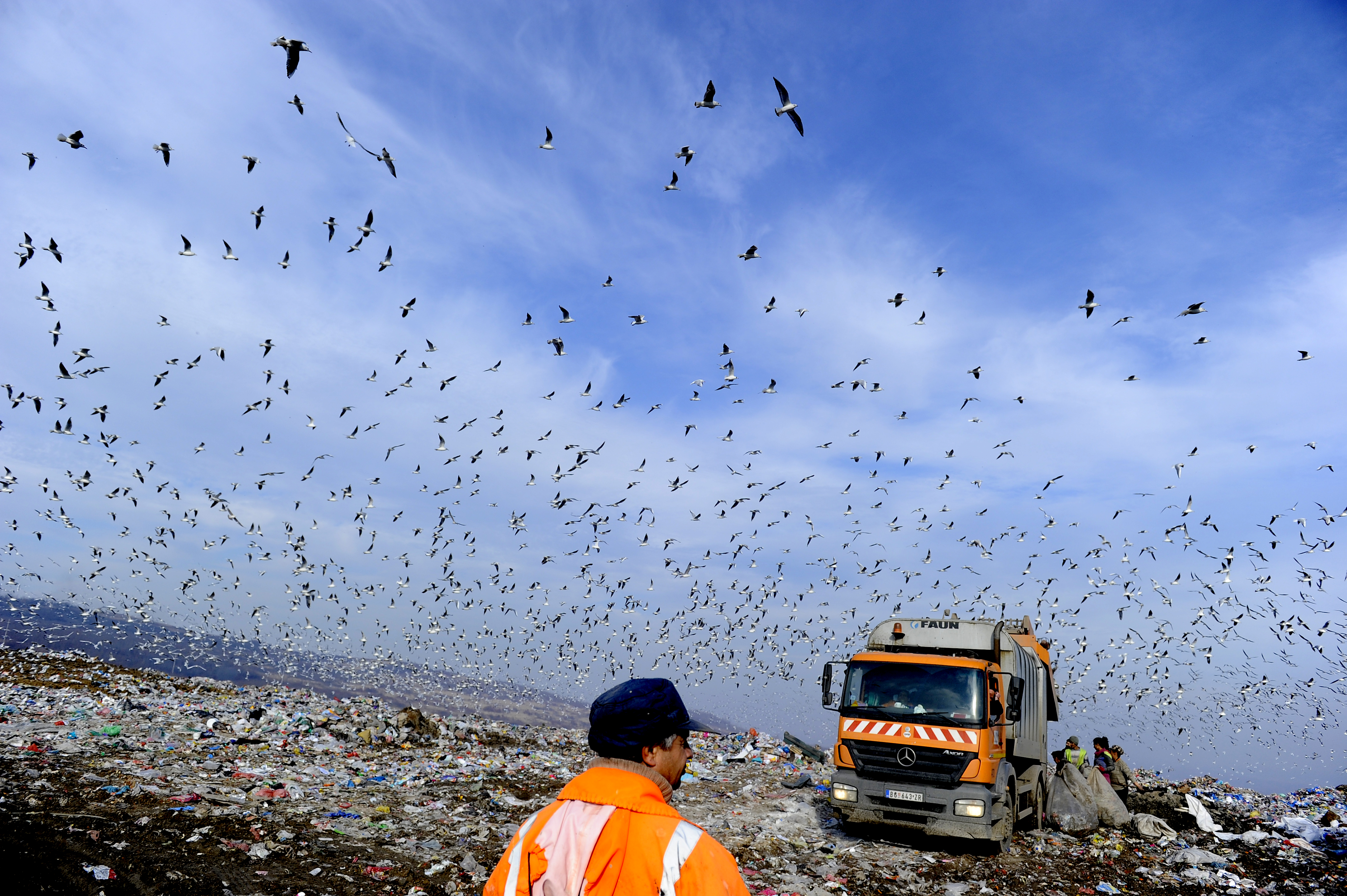 BEOGRAD 28.01.2016 Vinča deponija za odlaganje sekundarnih sirovina, deponija smeća, deponija đubreta, deponija u Vinči Foto:Vesna Lalić