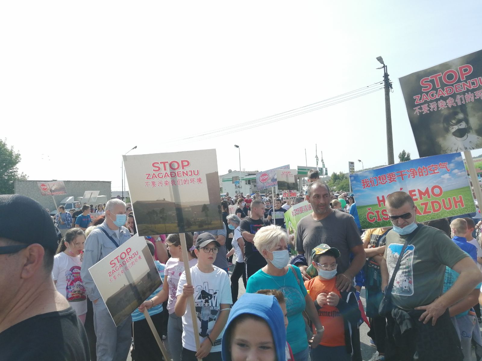 Bor, protest