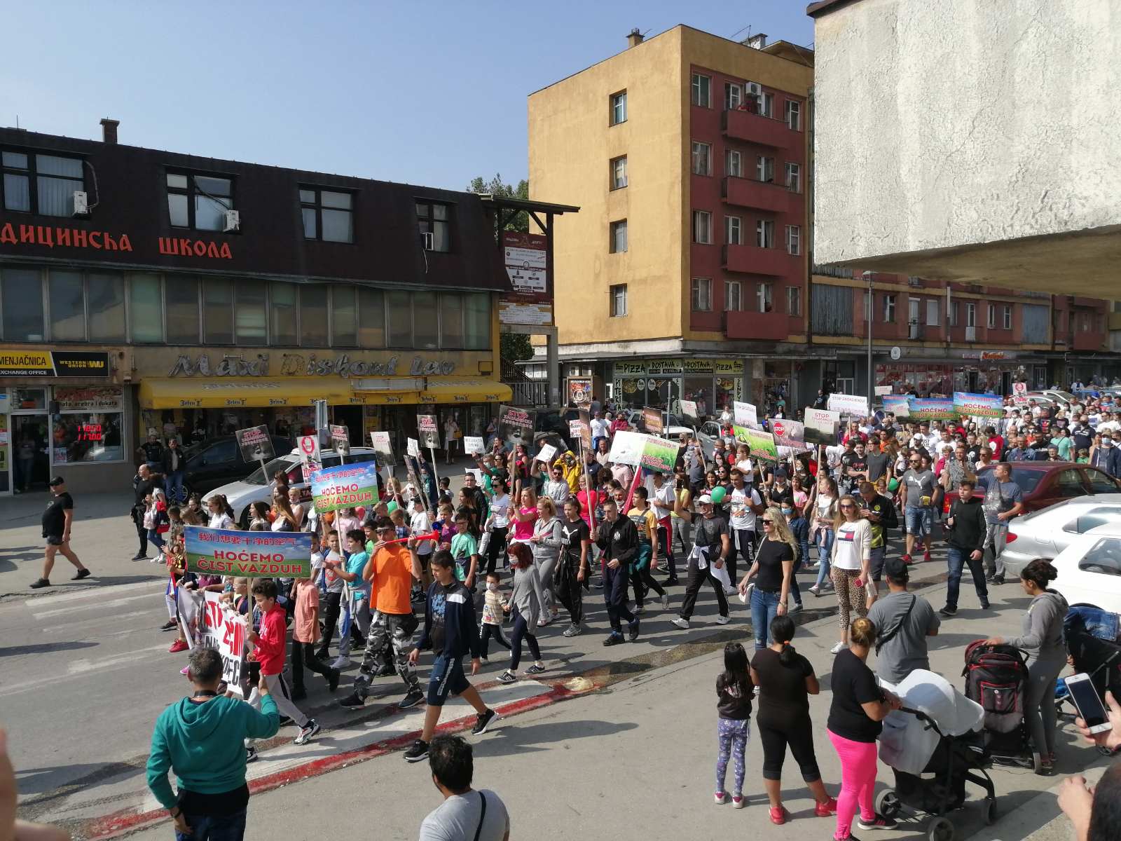 Bor, protest
