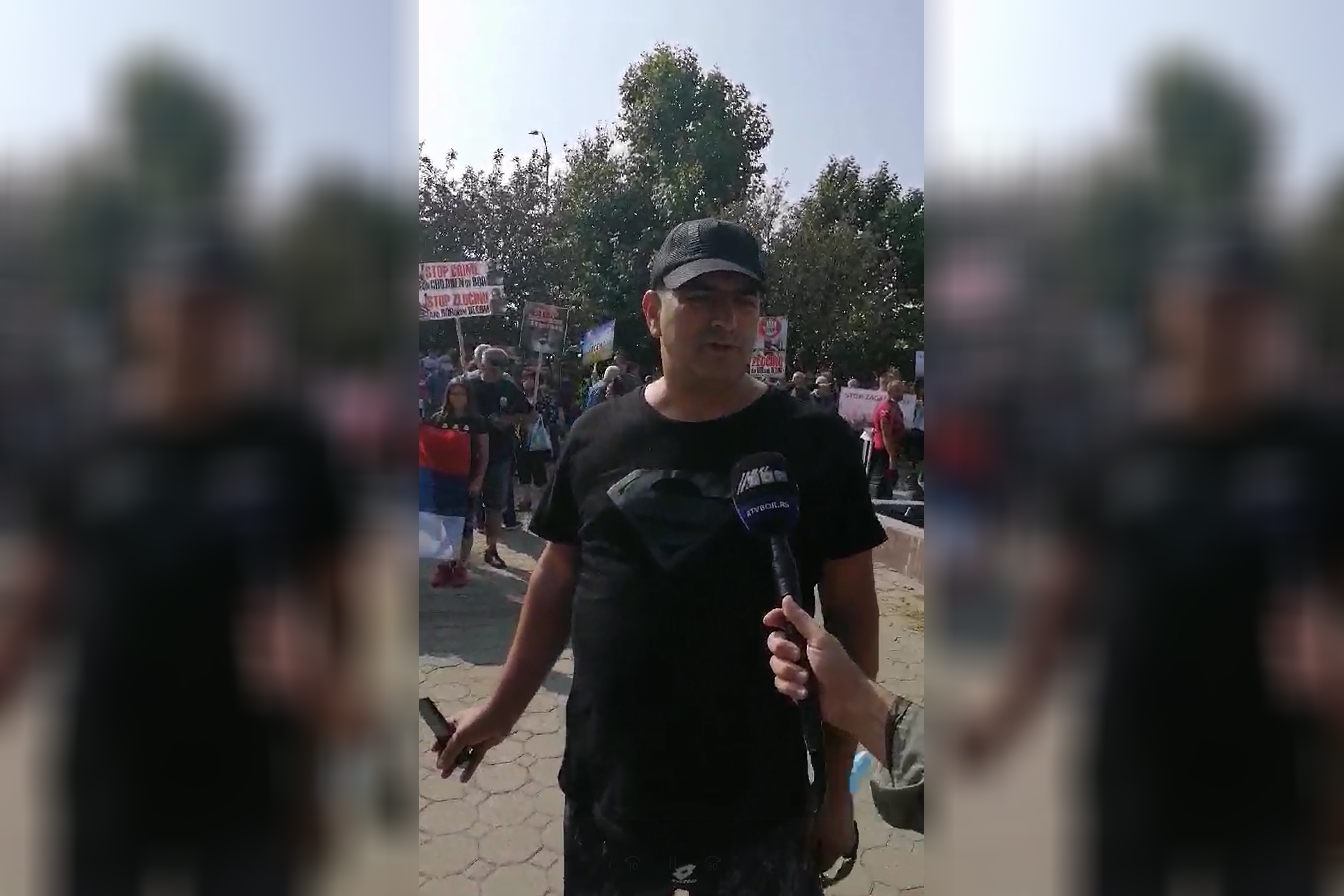 Dalibor Jović, Bor, protest