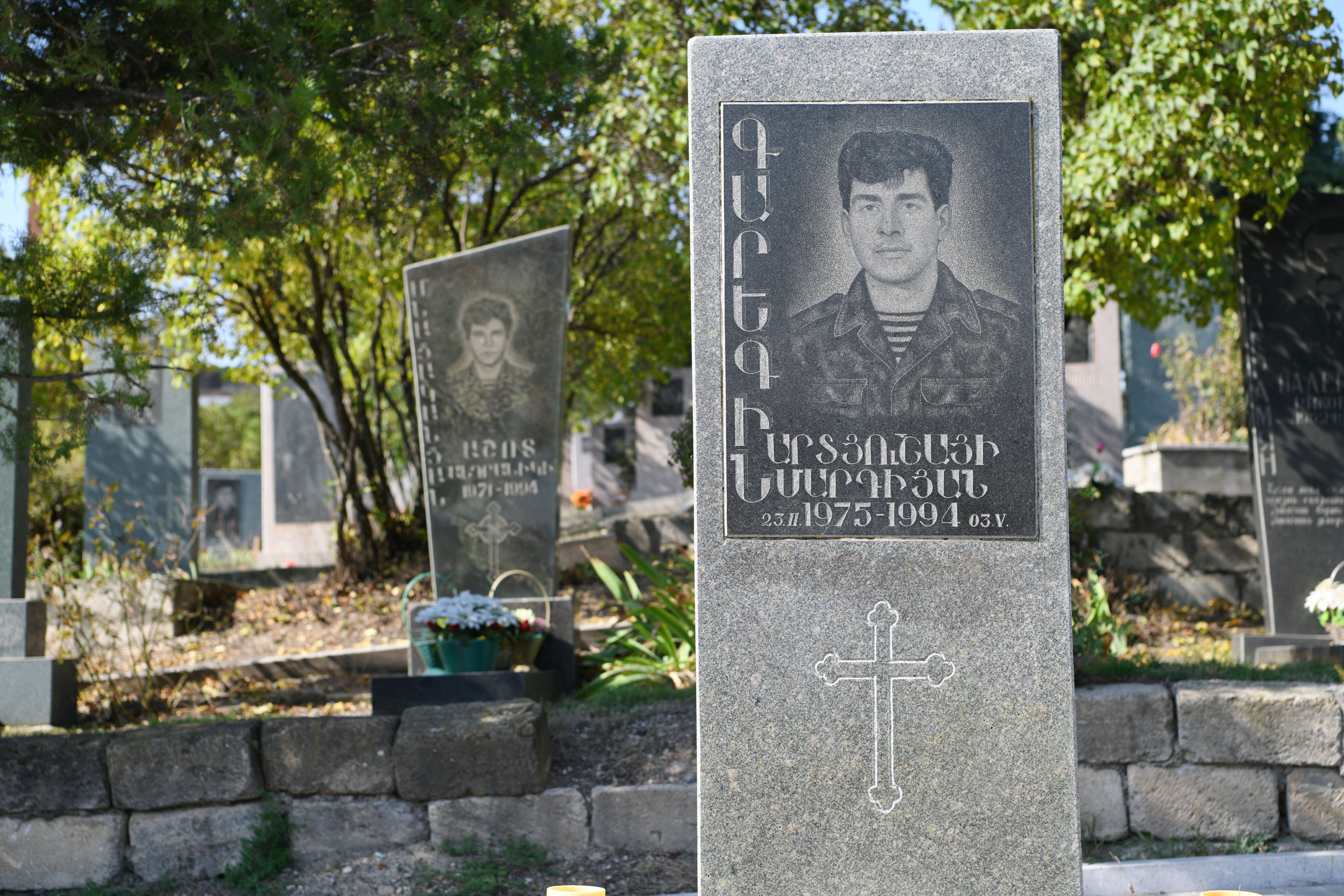 20.10.2020. Jermenija, Nagorno Karabah. Groblje, spomenici iz prethodnih ratova Foto: Filip Krainčanić/Nova.rs