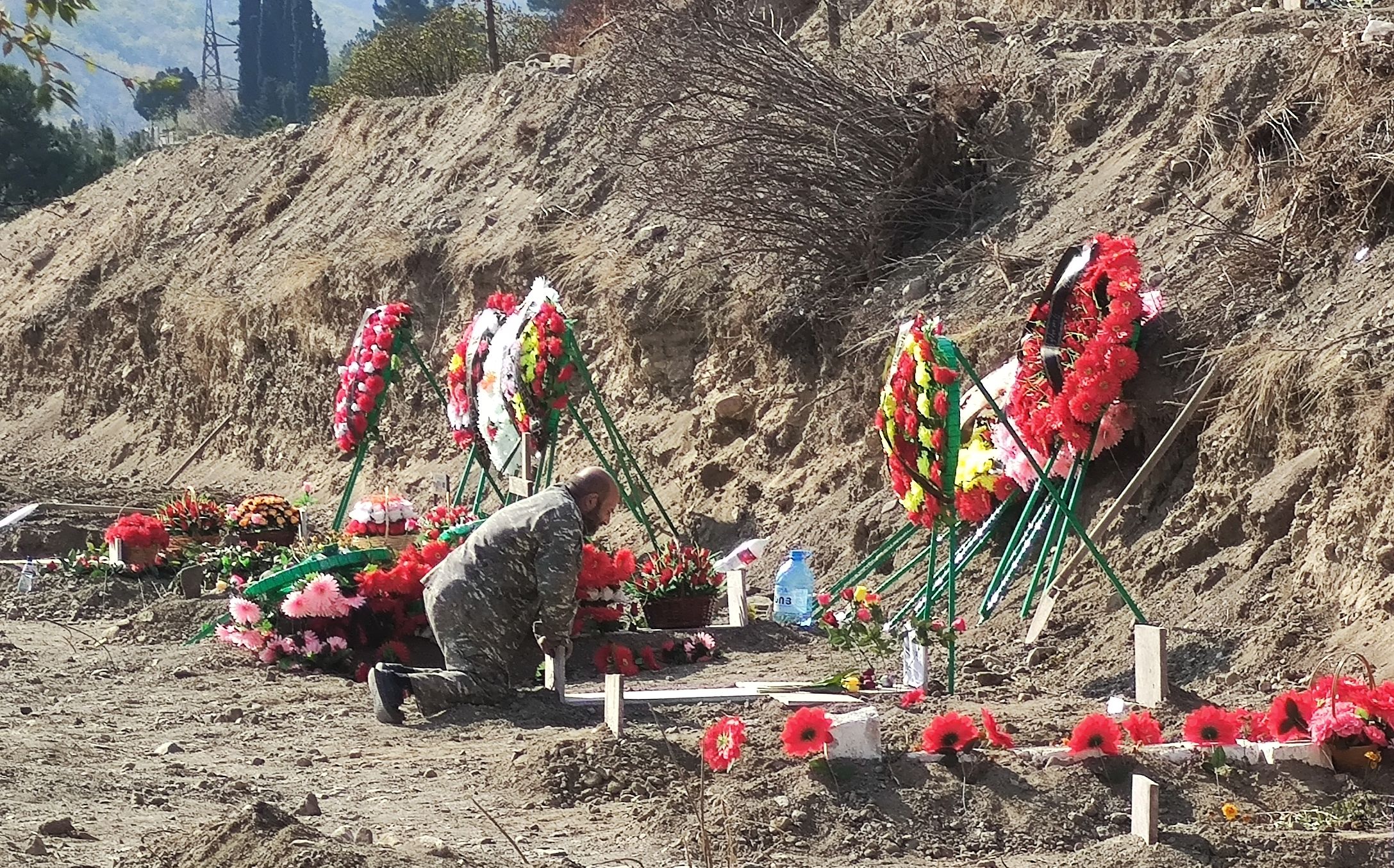 20.10.2020. Jermenija, Nagorno Karabah. Groblje Foto: Ratko Femić/Nova.rs