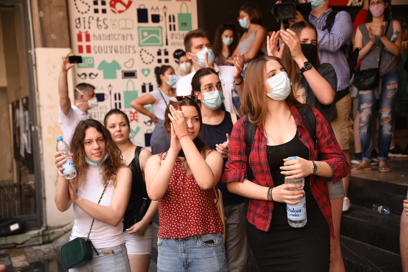 Beograd, 03.07.20220. Filozofski fakultet, plato, protest, studenti Foto: Dragan Mujan/Nova.rs