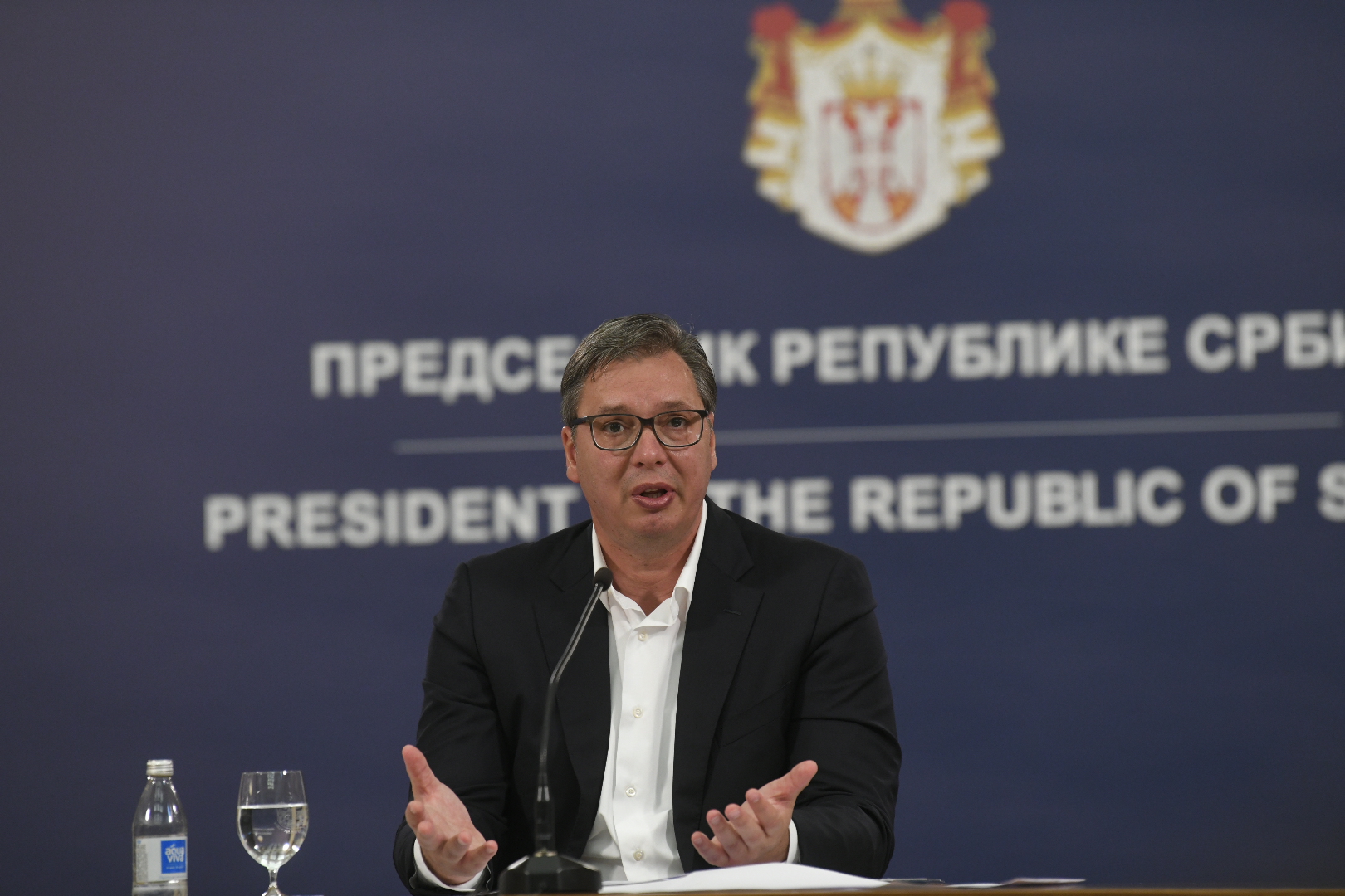 Beograd, 07.07.2020. Palata Srbija, Aleksandar Vučić obraćanje, koronavirus, opet policijski čas Foto: Nemanja Jovanović/Nova.rs