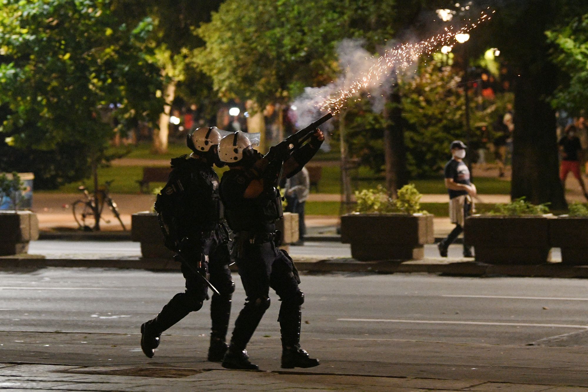 Beograd, 07.07.2020. Skupština, Protest protiv Vučića i policijskog časa Foto: Filip Krainčanić/Nova.rs