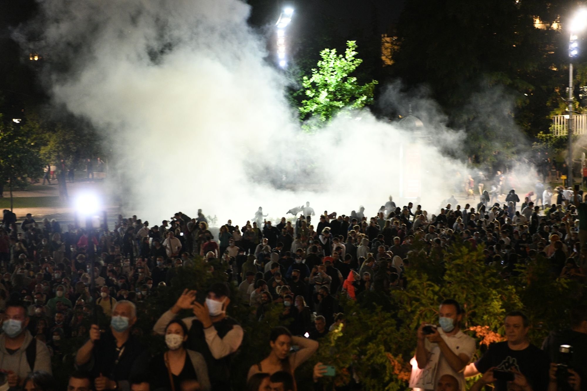 Beograd, 07.07.2020. Skupština, Protest protiv Vučića i policijskog časa Foto: Filip Krainčanić/Nova.rs