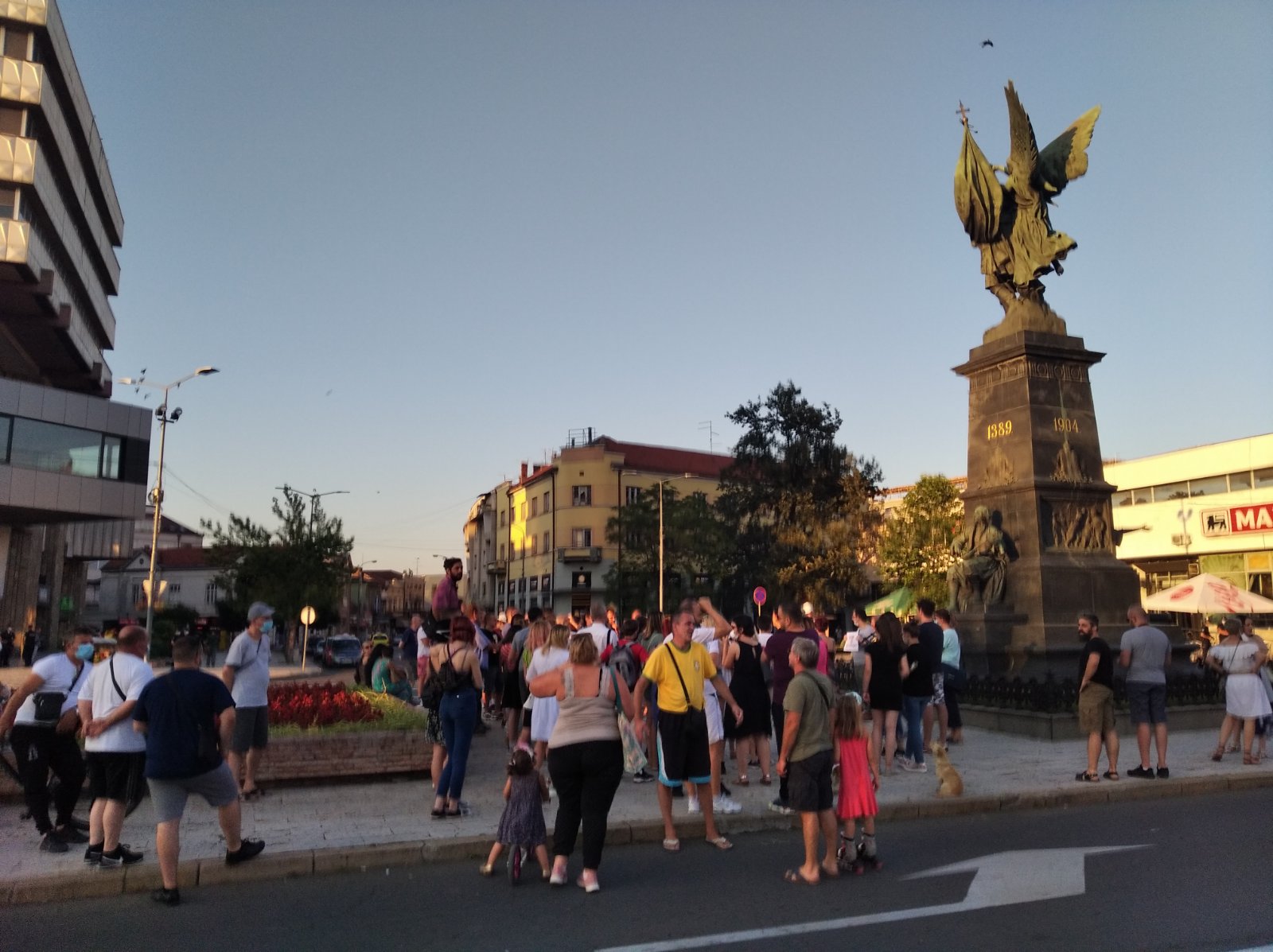 Kruševac, 11.07.2020. Protest, demonstracije, okupljanje Foto: Nenad Božović