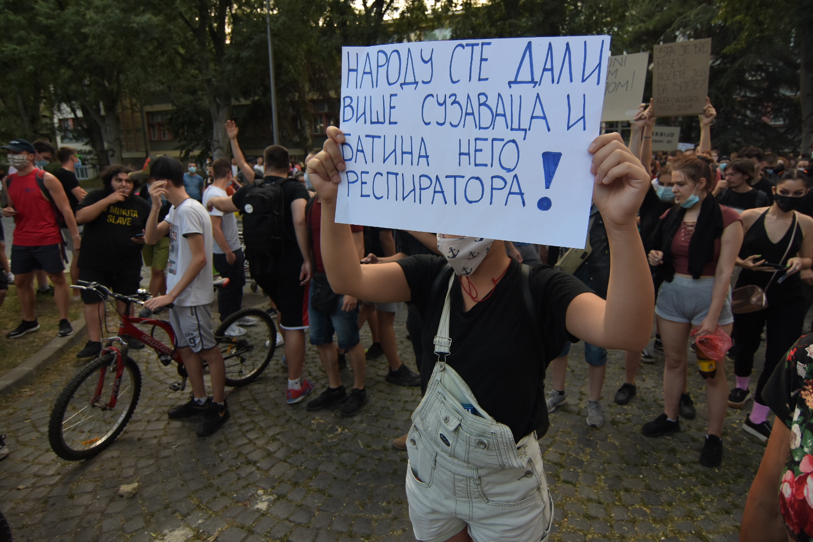 Novi Sad 11.07.2020. Protest, peti dan, 5 dan, demonstracije, šetnja Foto: Nenad Mihajlović