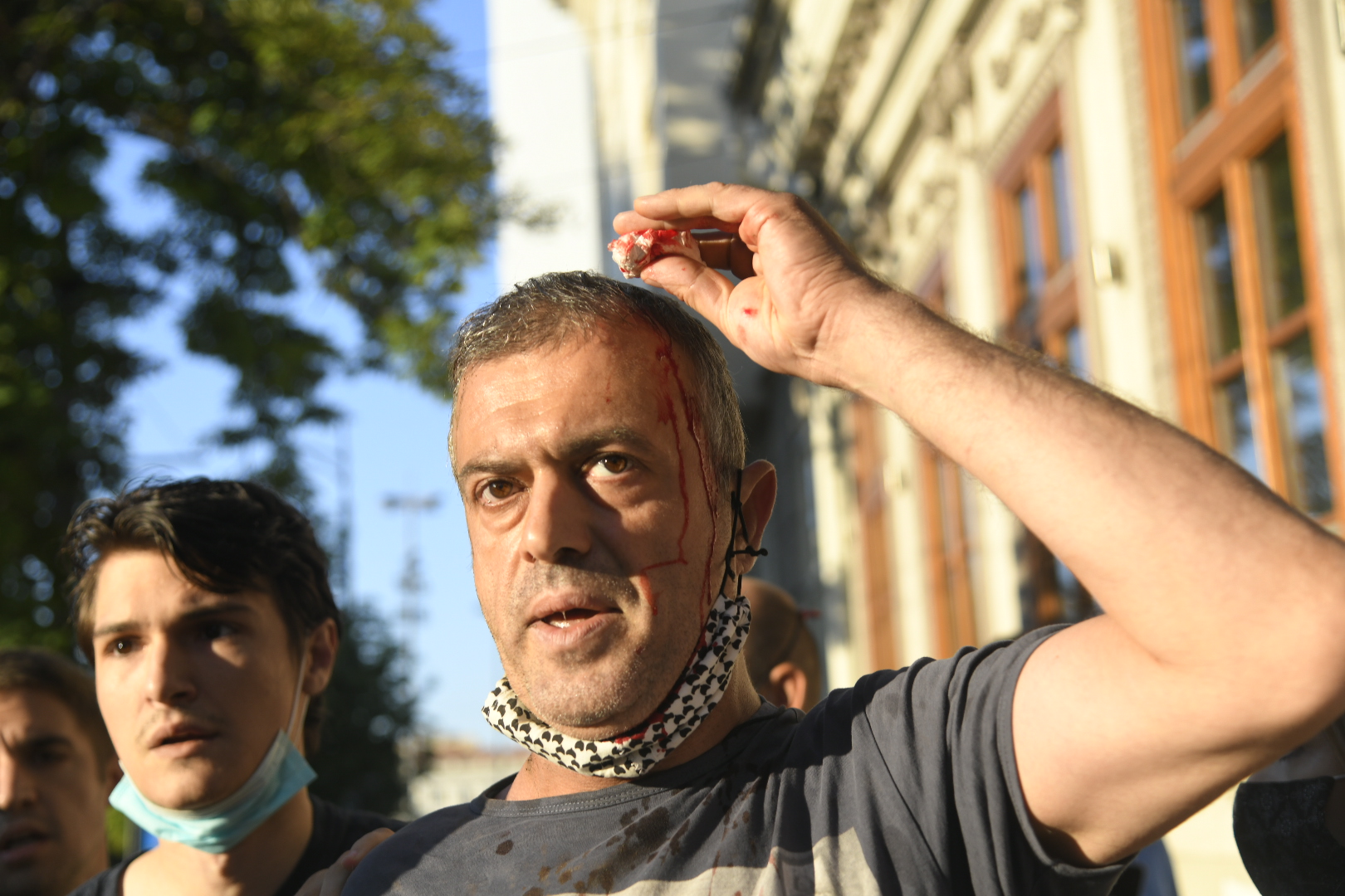 Beograd 08.07.2020. Protest, drugi dan demonstracija, Sergej Trifunović Foto: Nemanja Jovanovic/Nova.rs
