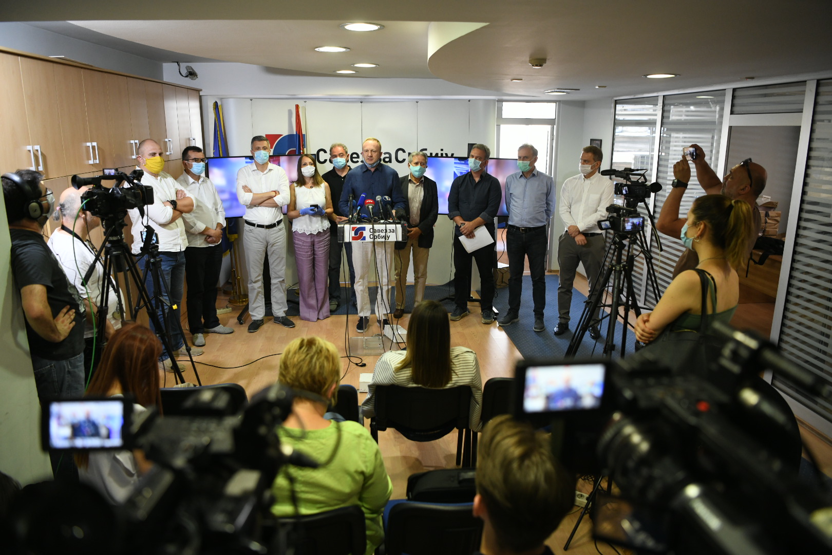 Beograd 09. jul 2020. Savez za Srbiju SZS konferencija za medije Foto:Vesna Lalić/Nova.rs