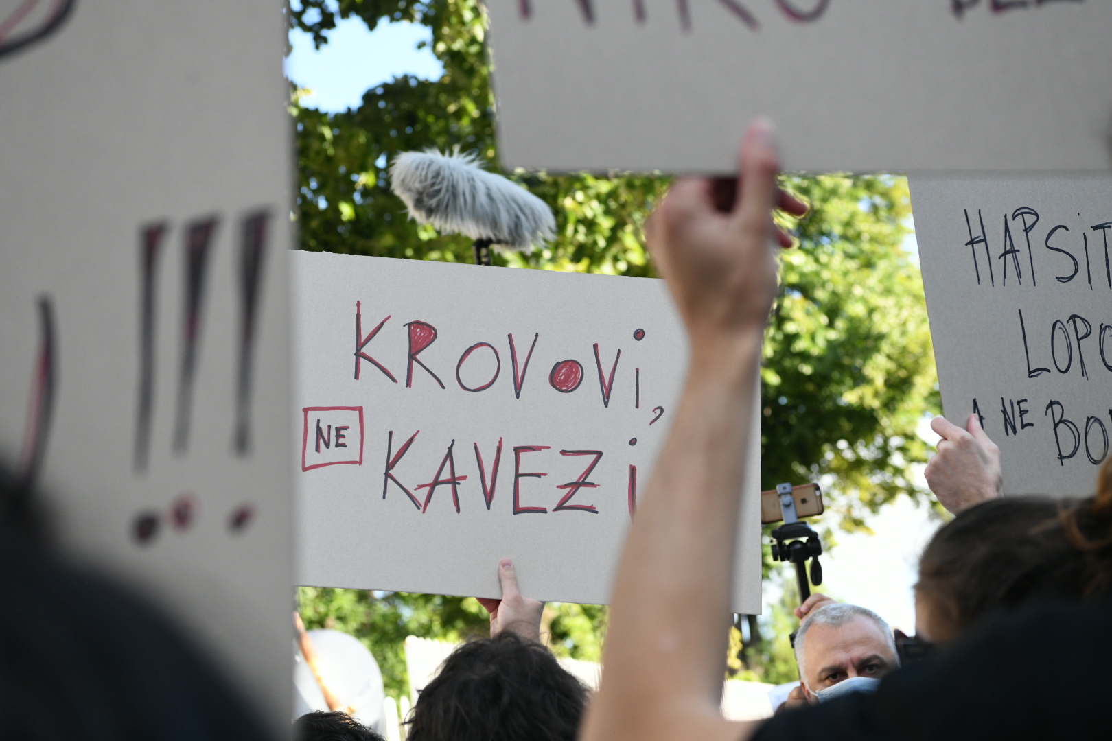 Beograd 13. jul 2020. Protest ispred Centralnog zatvora Foto:Vesna Lalić/Nova.rs