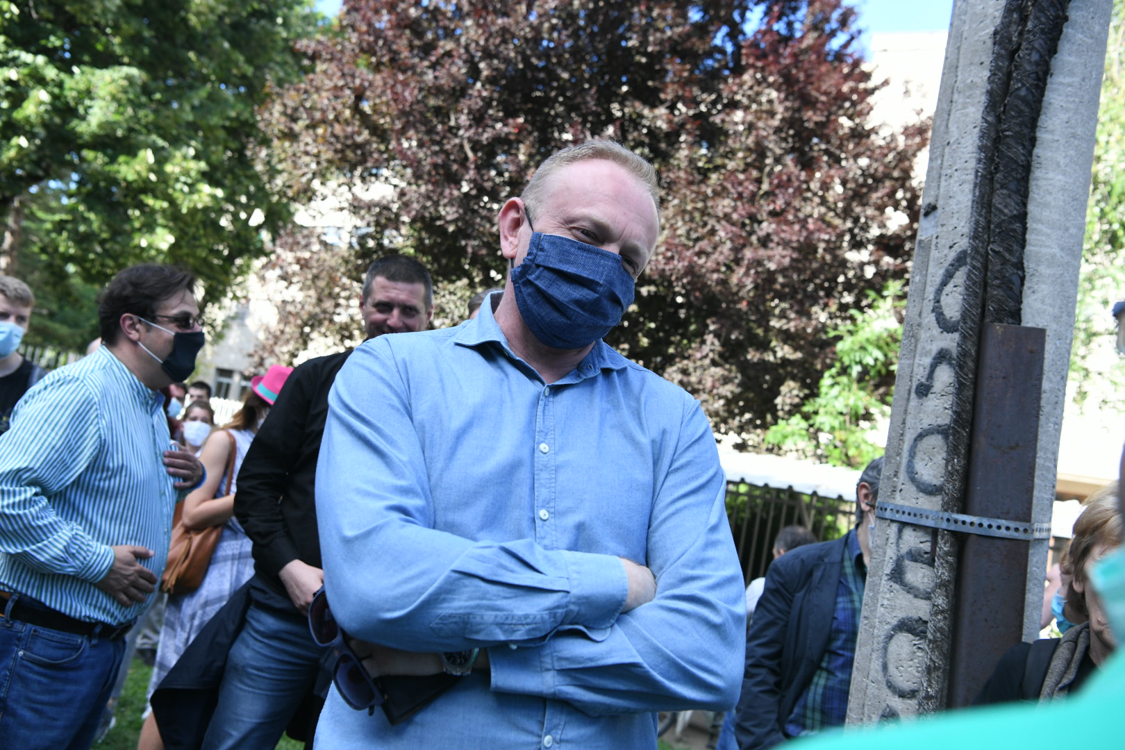 Beograd 13. jul 2020. Protest ispred Centralnog zatvora Foto:Vesna Lalić/Nova.rs